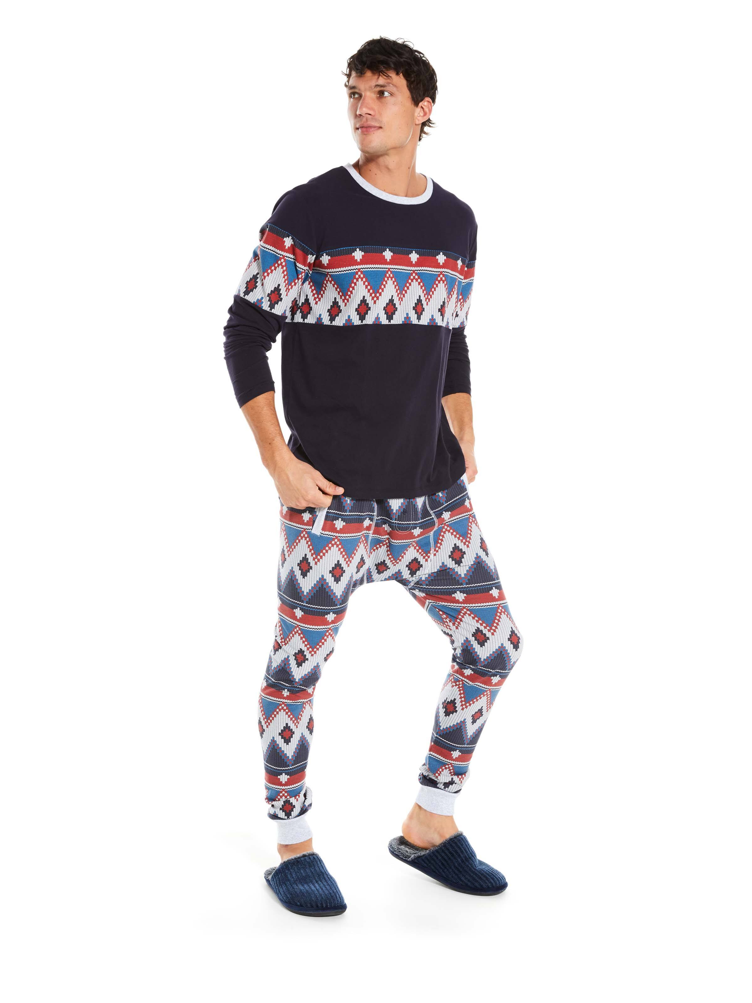 Fair Isle Long Sleeve Sweater Tee