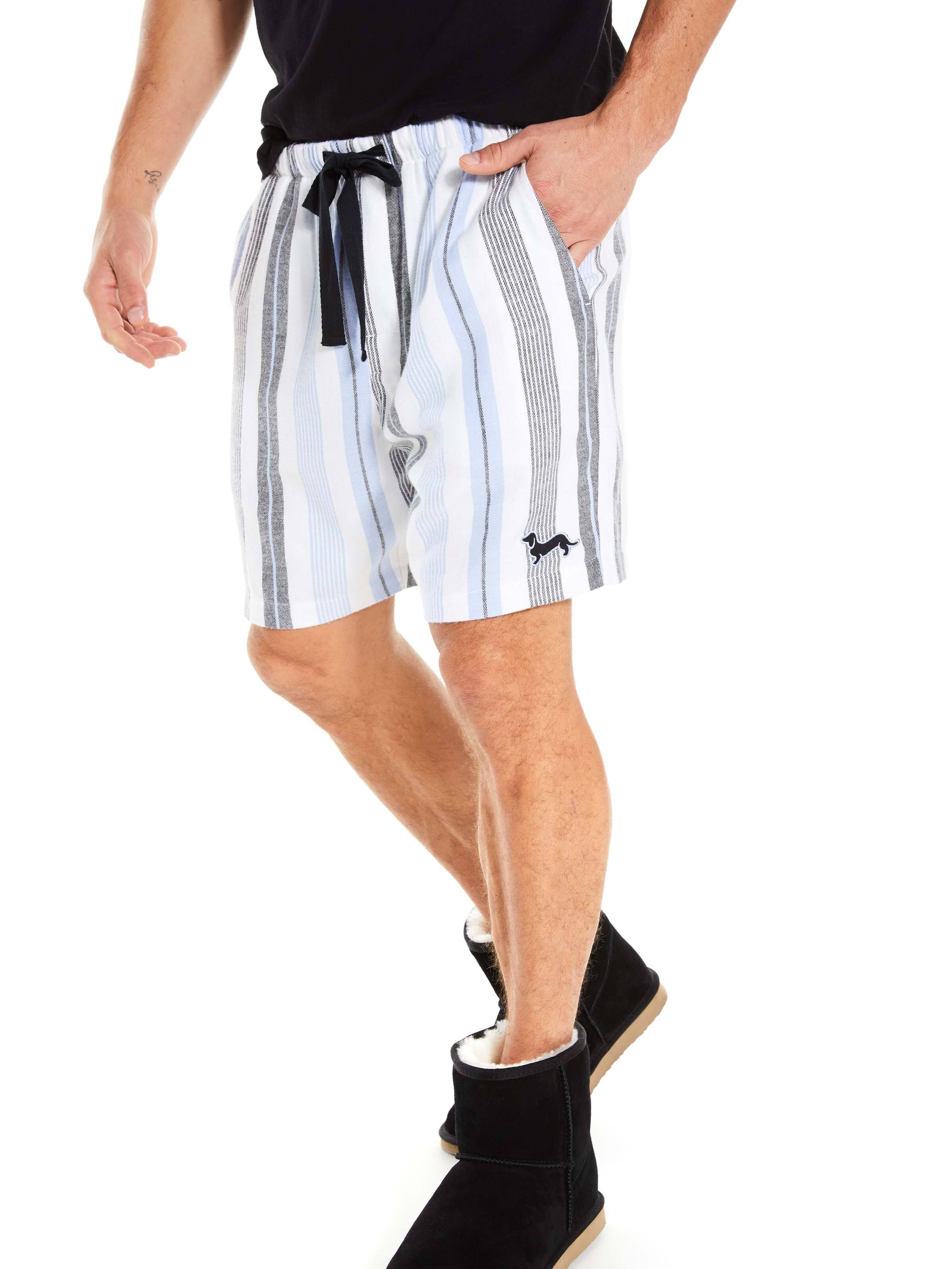 Alpine Stripe Flannelette Mid Short