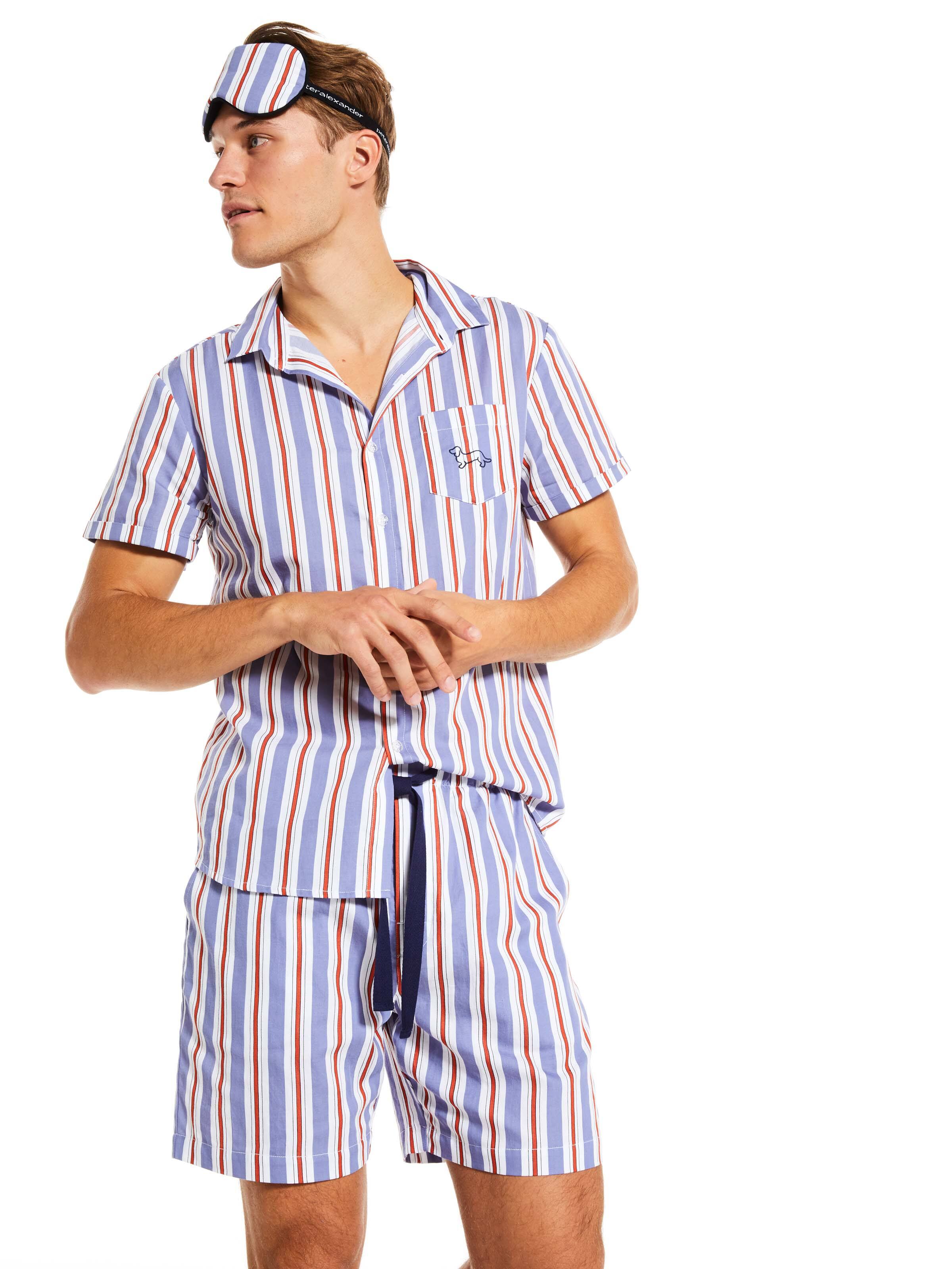 Harold Stripe Short Sleeve Pj Set