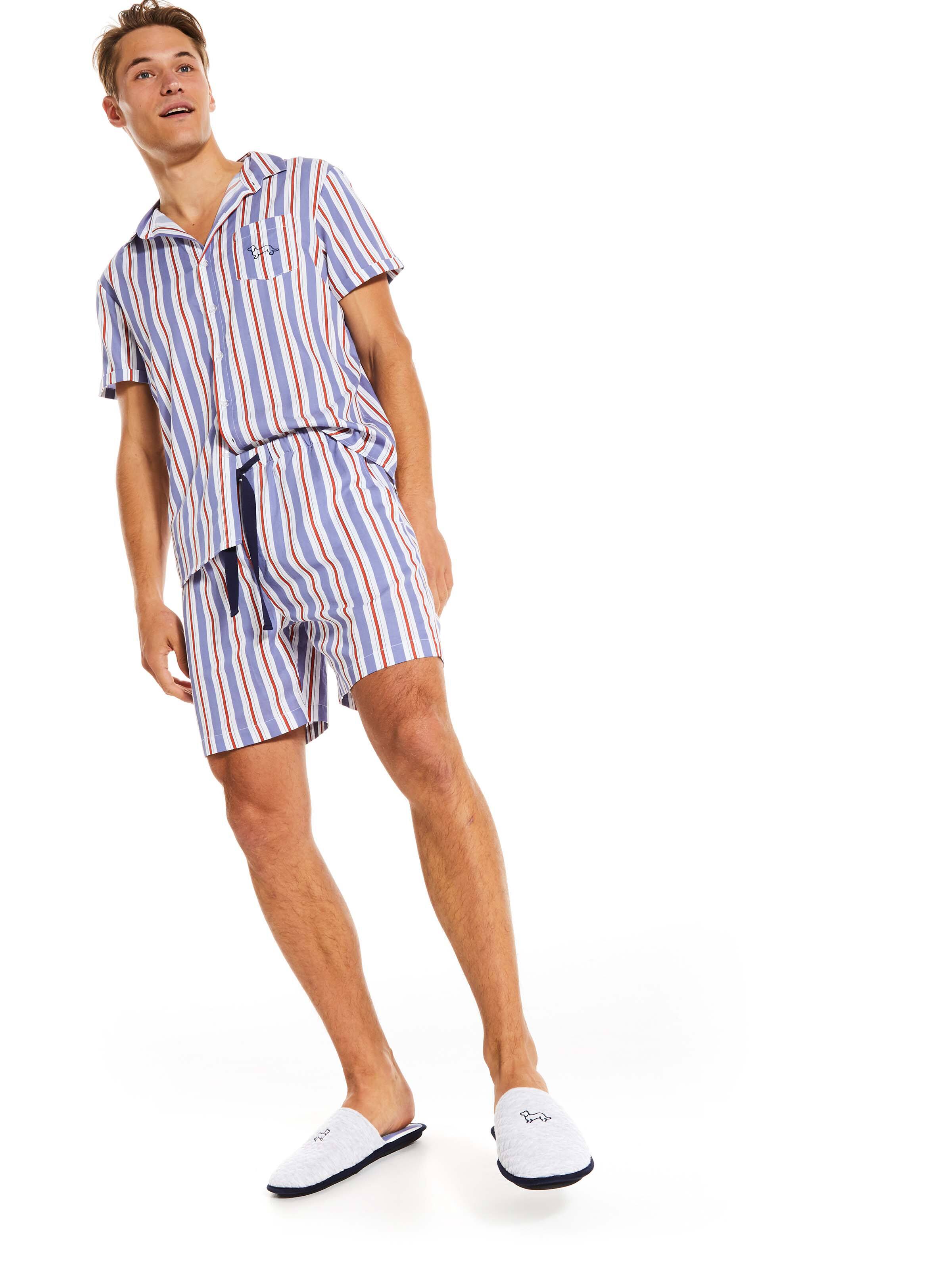 Harold Stripe Short Sleeve Pj Set