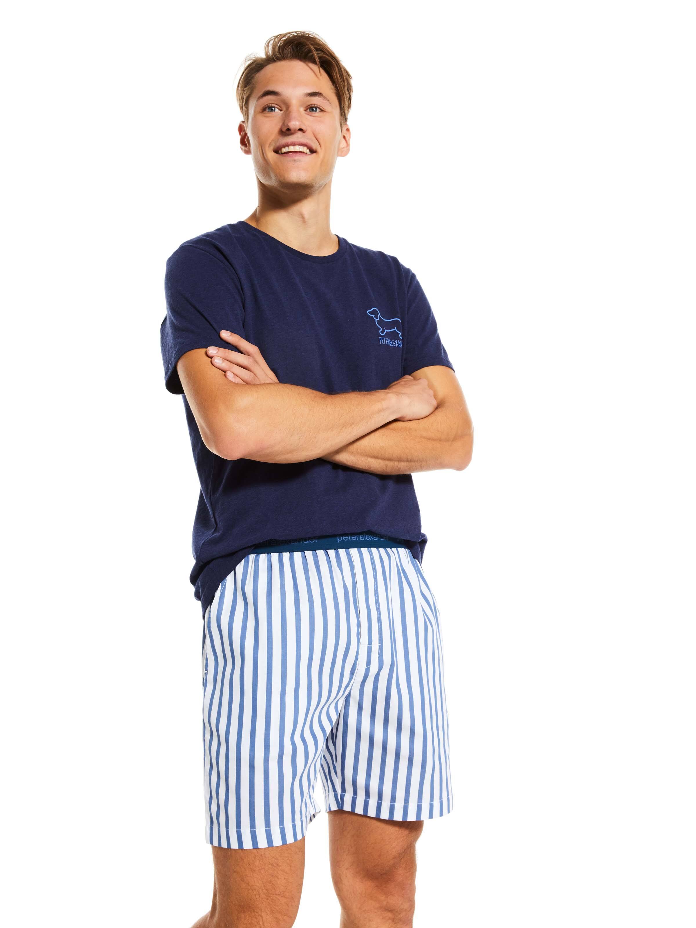 Simple Stripe Mid Short