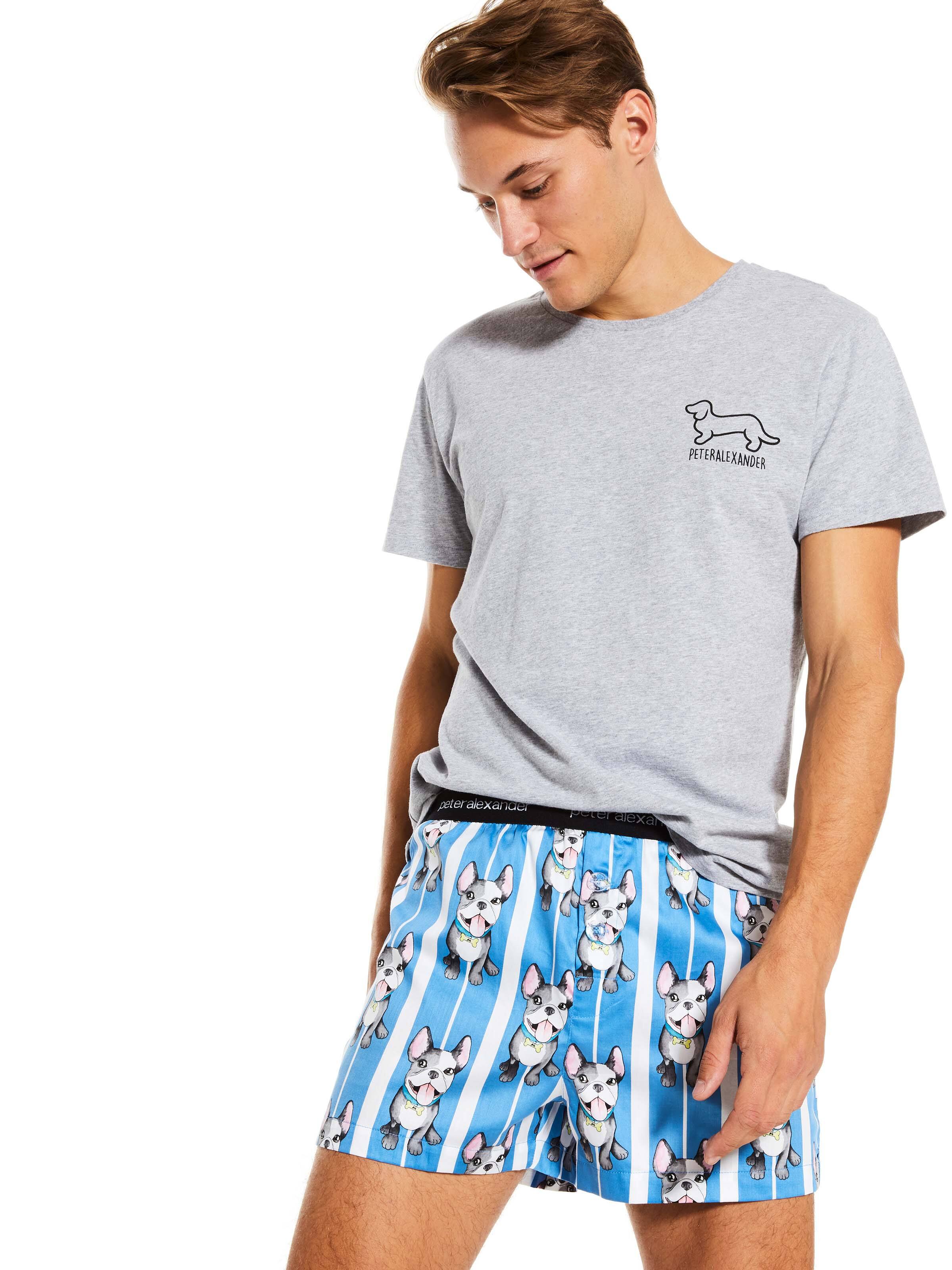Frenchie Dog Stripe Boxer Short
