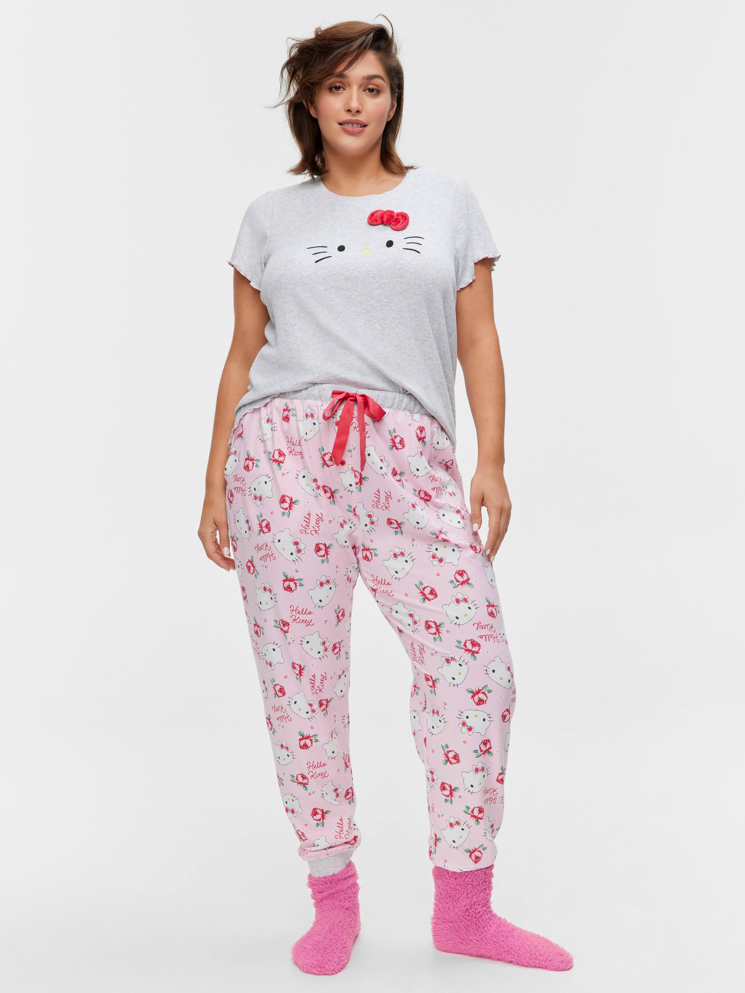 P.A. Plus Hello Kitty Roses Easy Pj Pant