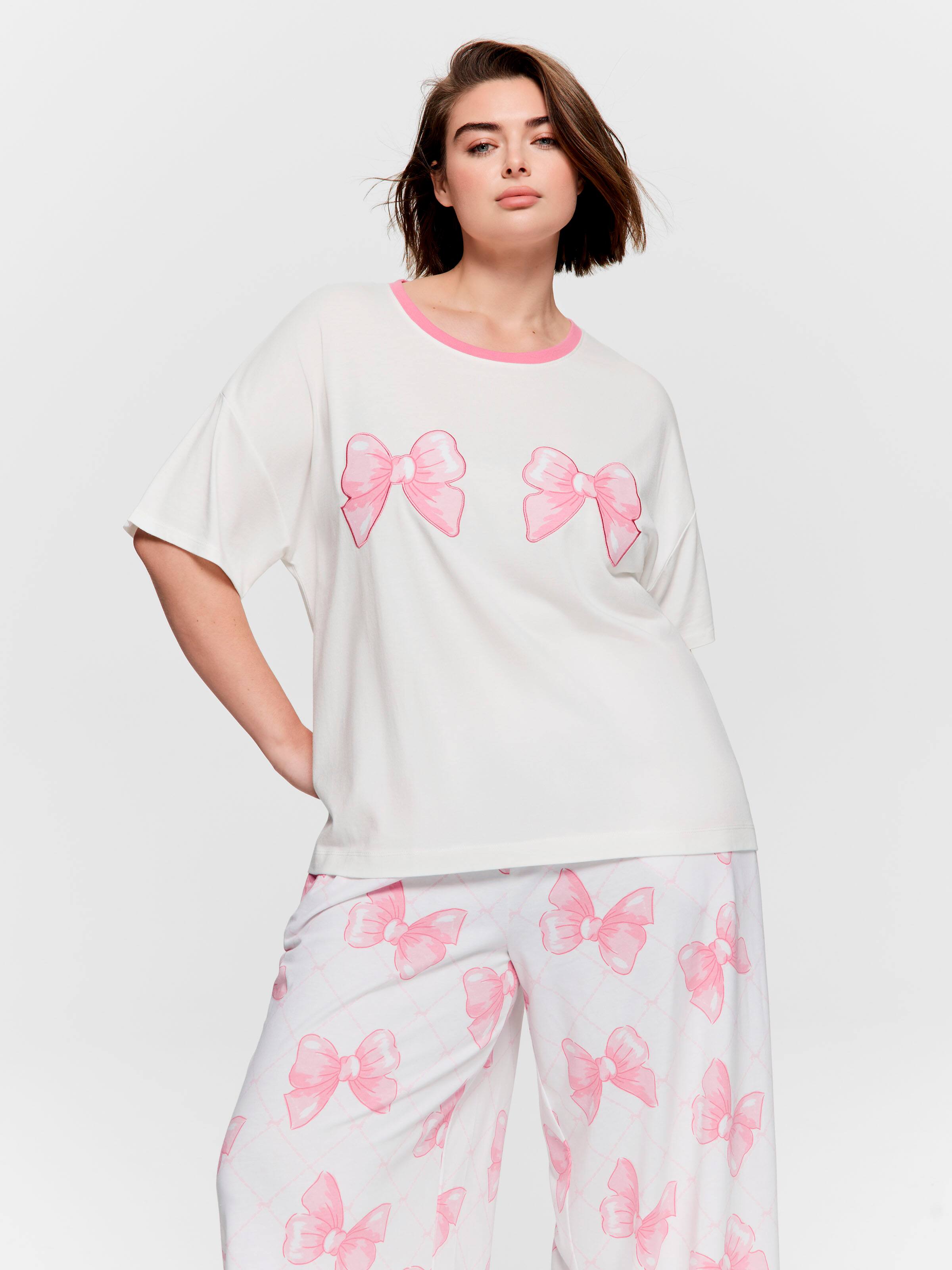 P.A. Plus Bow Oversized Tee
