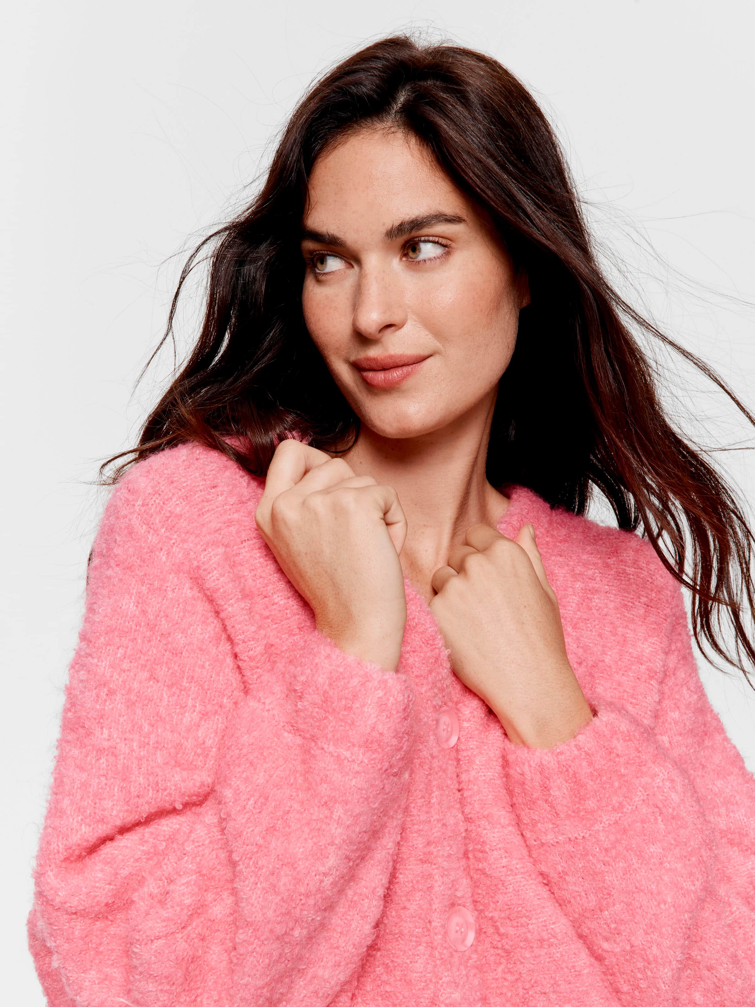 Pink Knit Cardi