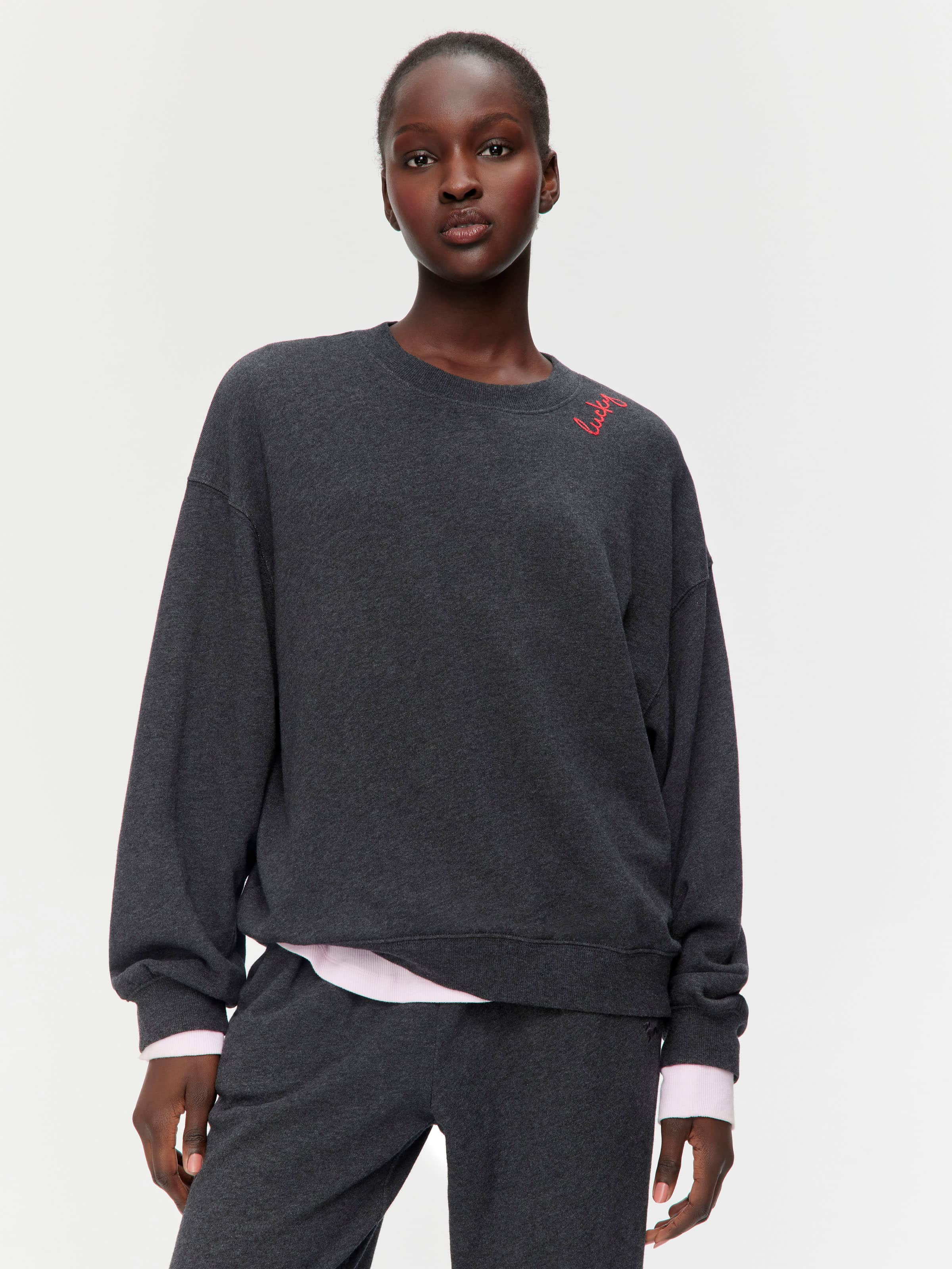 Charcoal Lucky Sweater