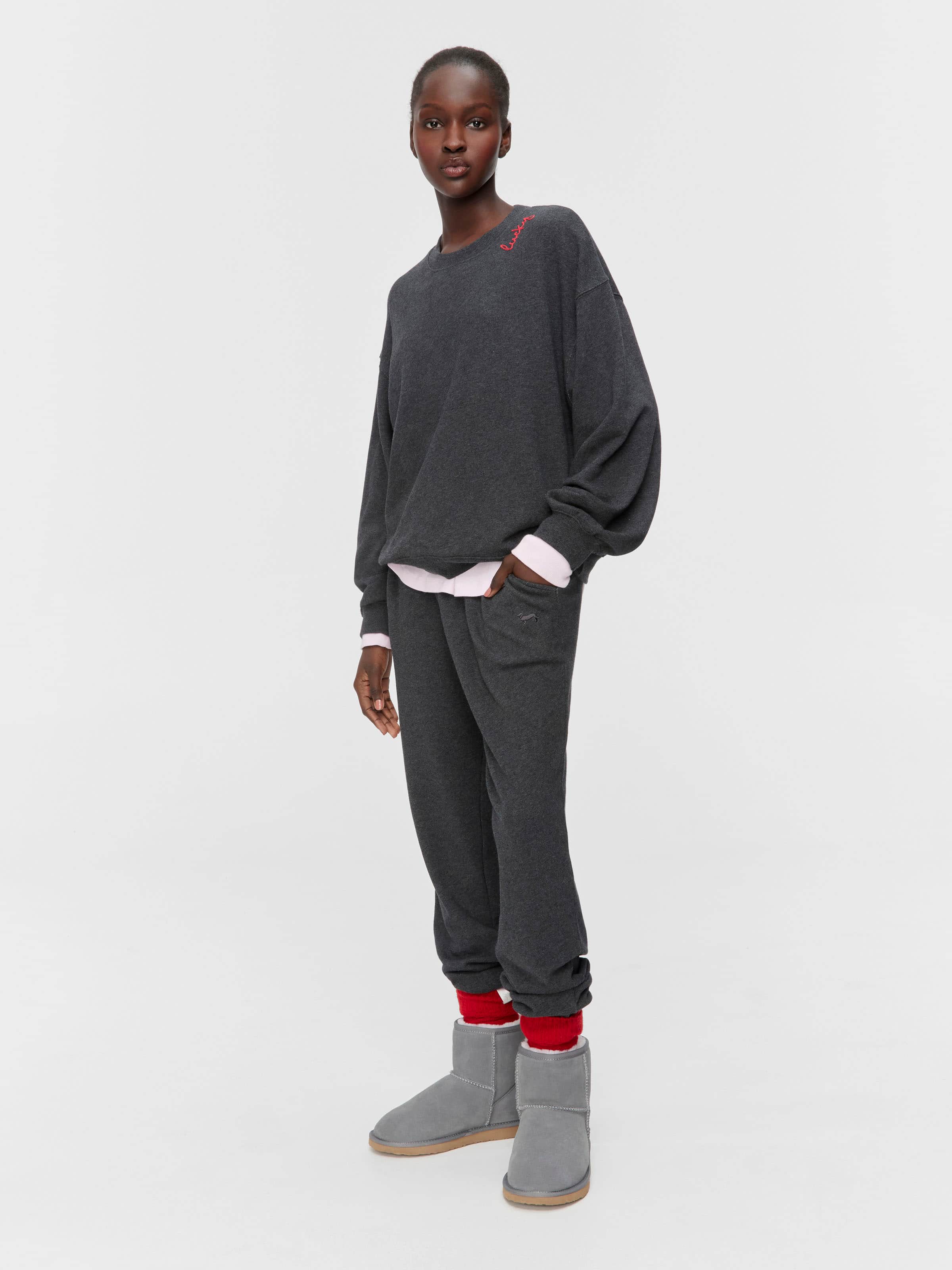 Charcoal Lucky Sweater