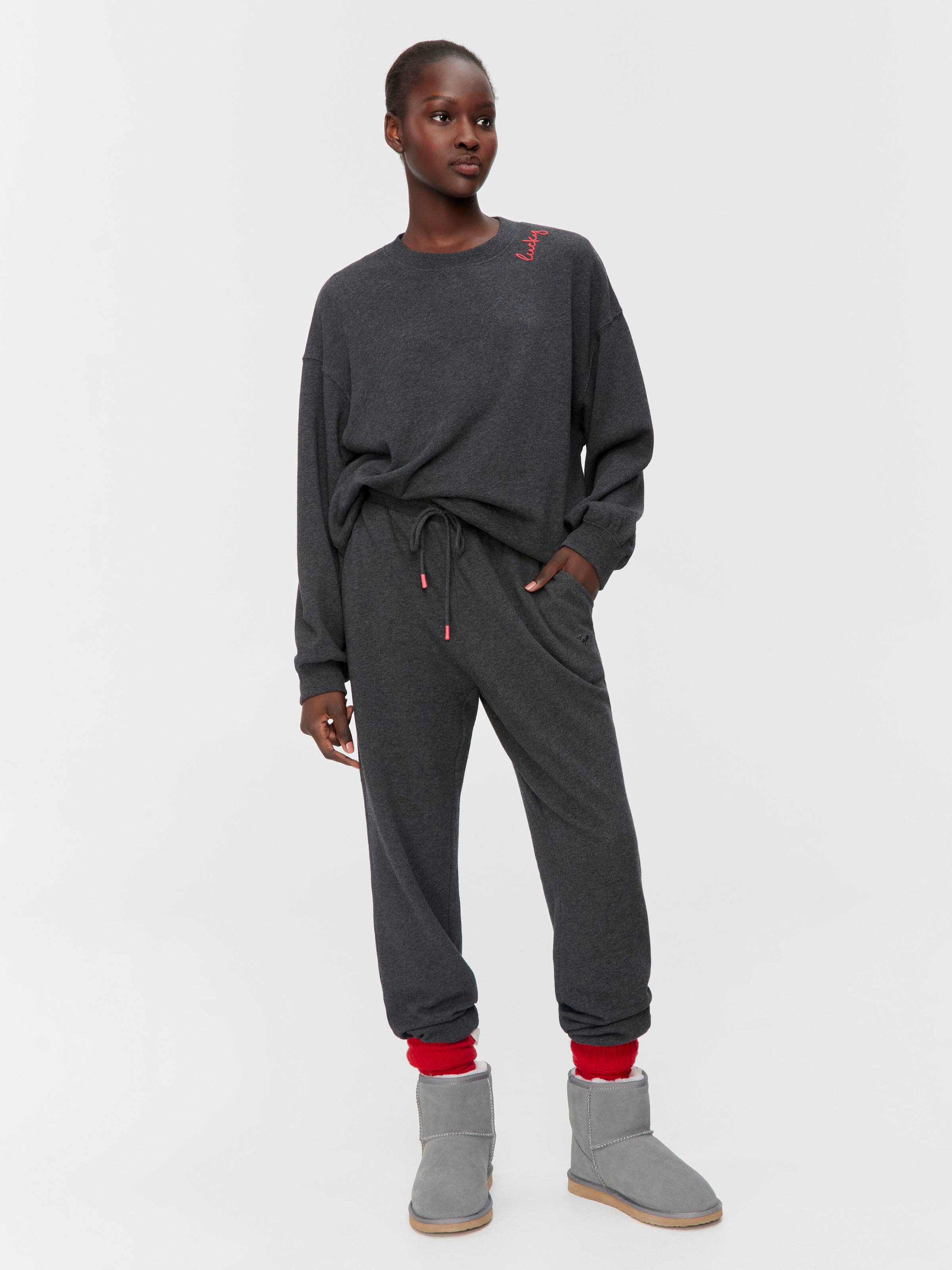 Charcoal Track Pj Pant