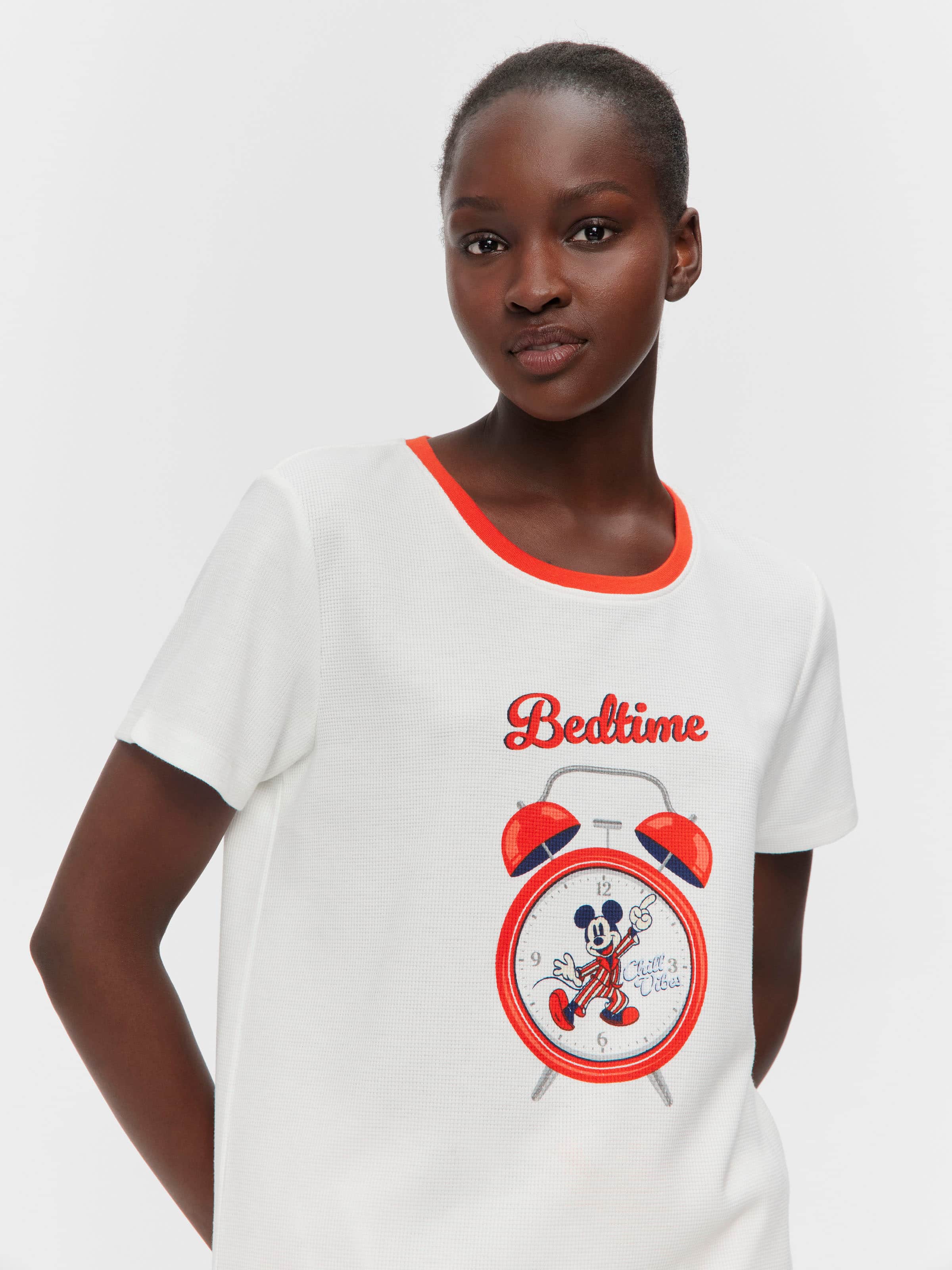 Wake Up Mickey Mouse Waffle Tee