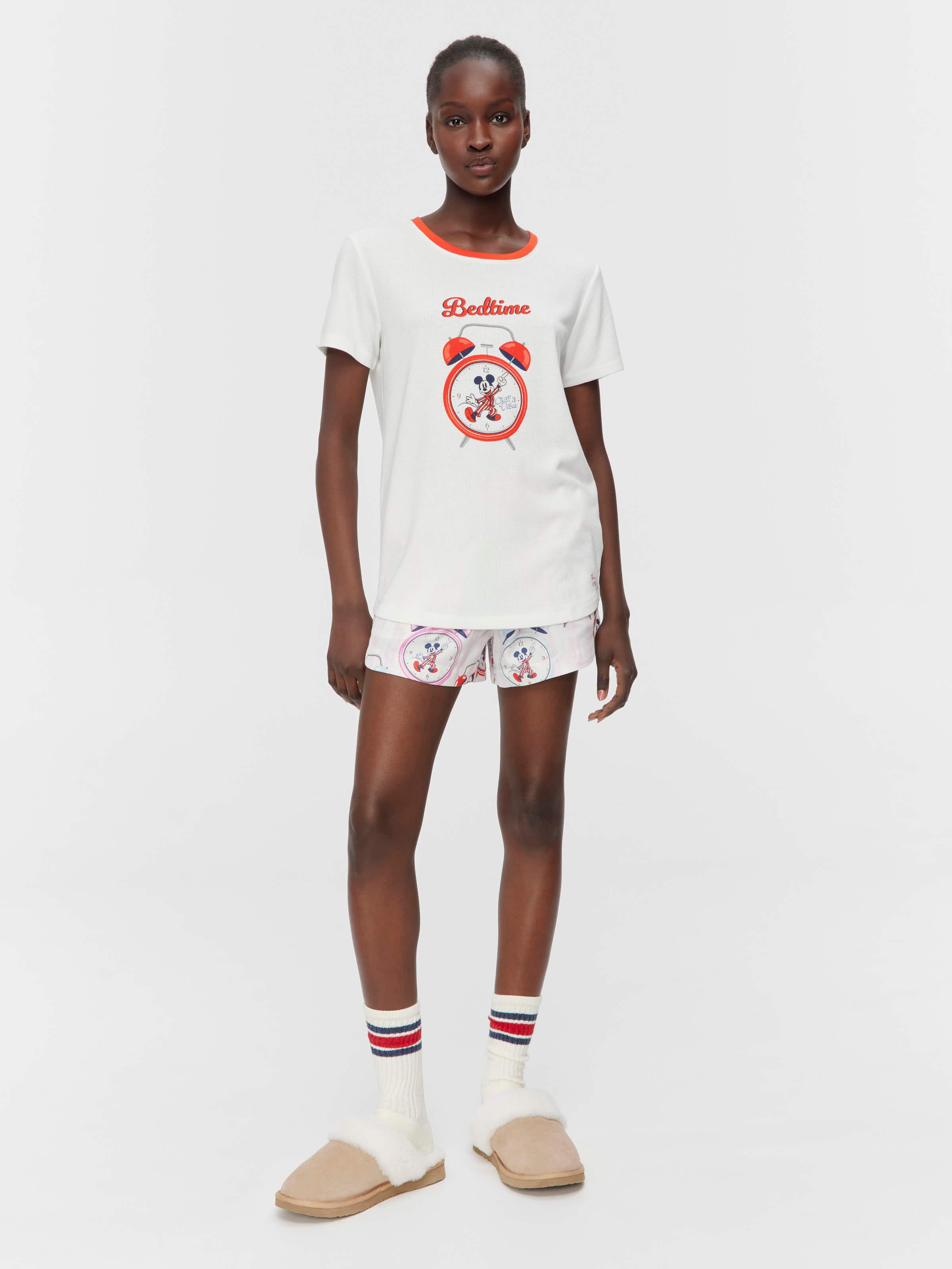 Wake Up Mickey Mouse Waffle Tee