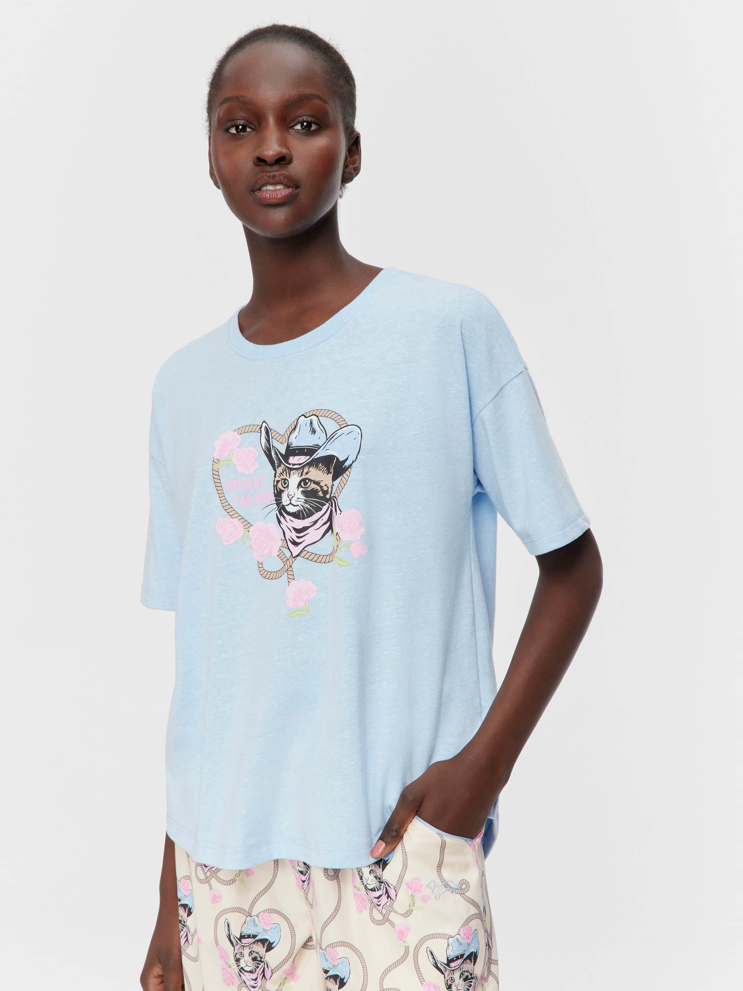 Cowboy Kitty Oversized Tee