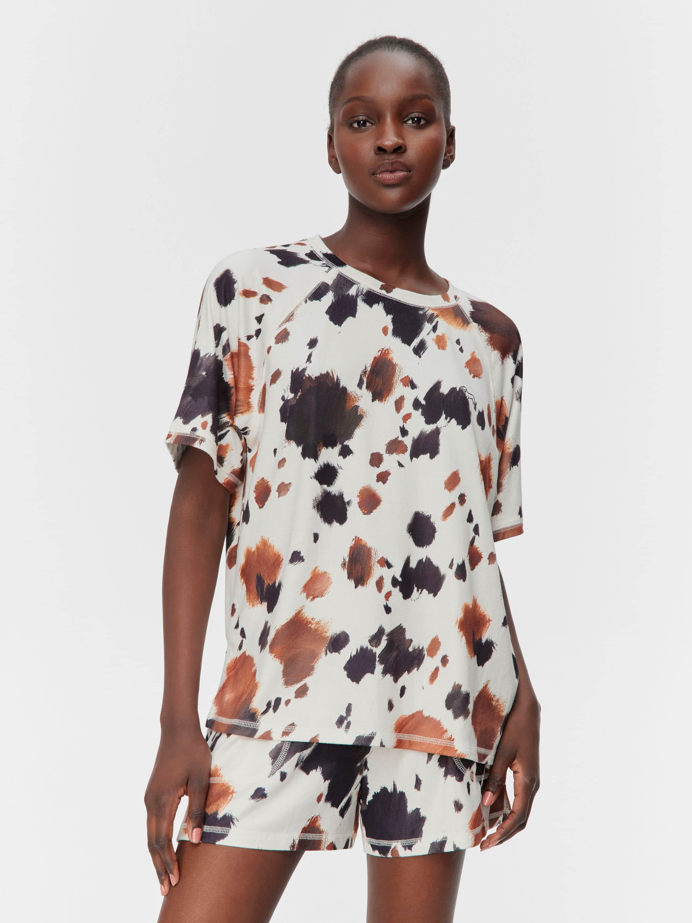 Cow Plush Oversized Tee