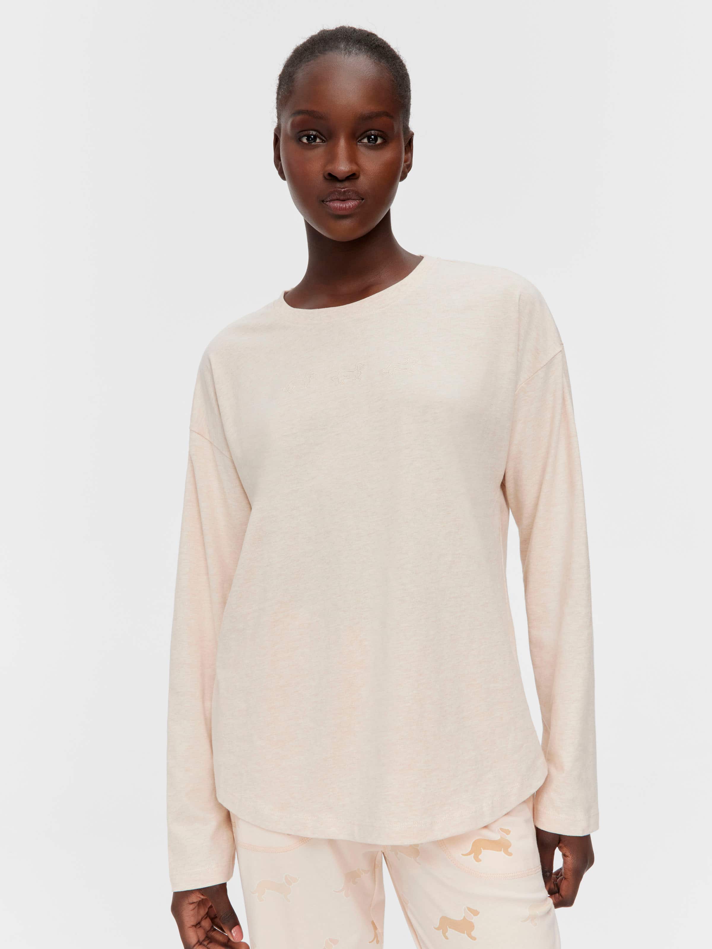 Caramel Logo Long Sleeve Top