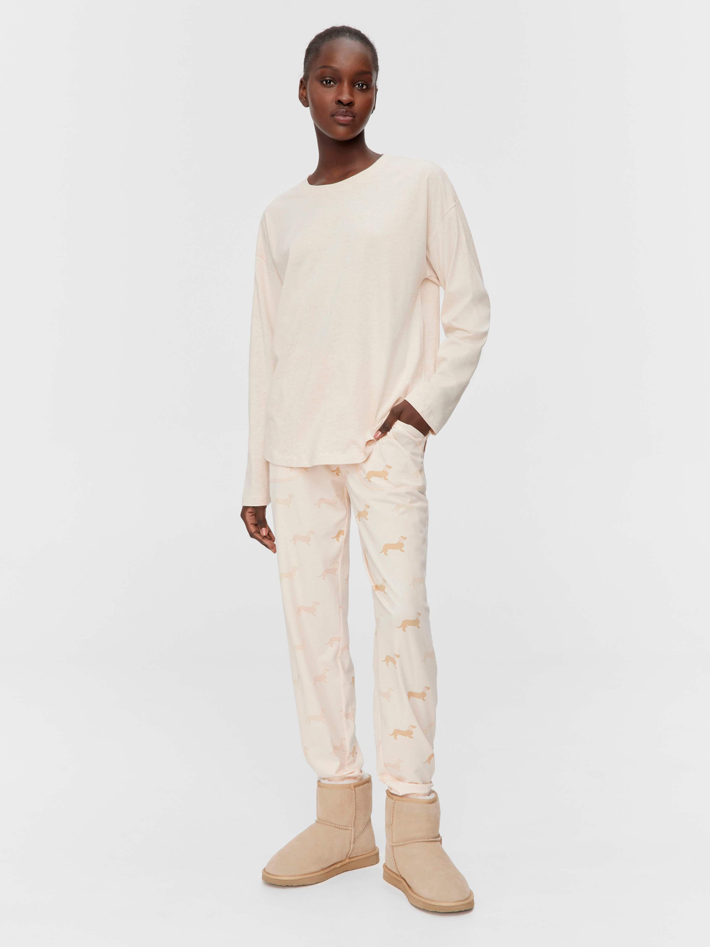 Caramel Logo Long Sleeve Top