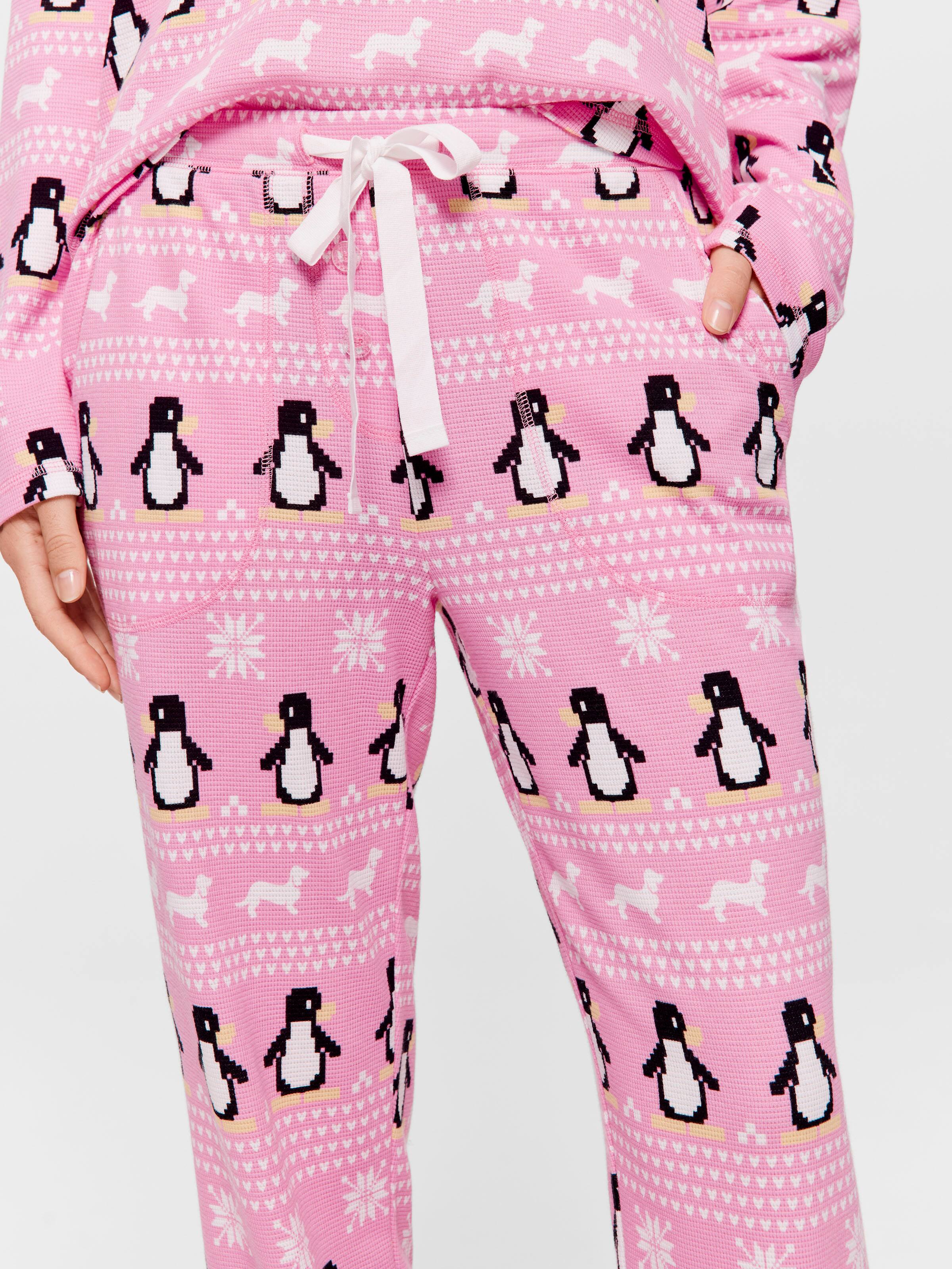 Penguin Waffle Easy Pj Pant