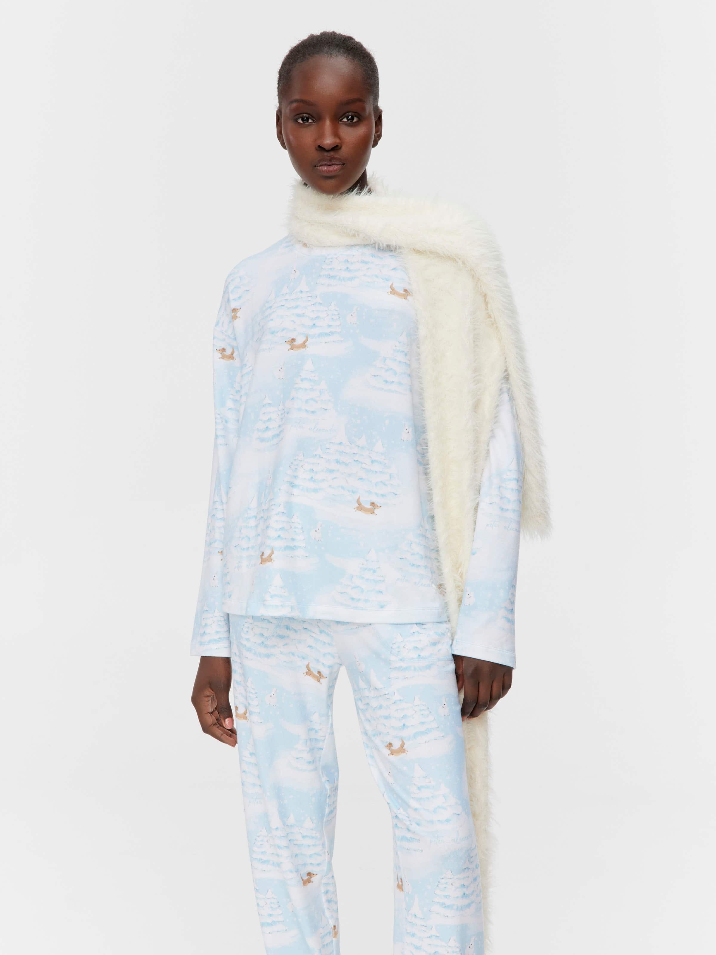 Alpine Plush Long Pj Set