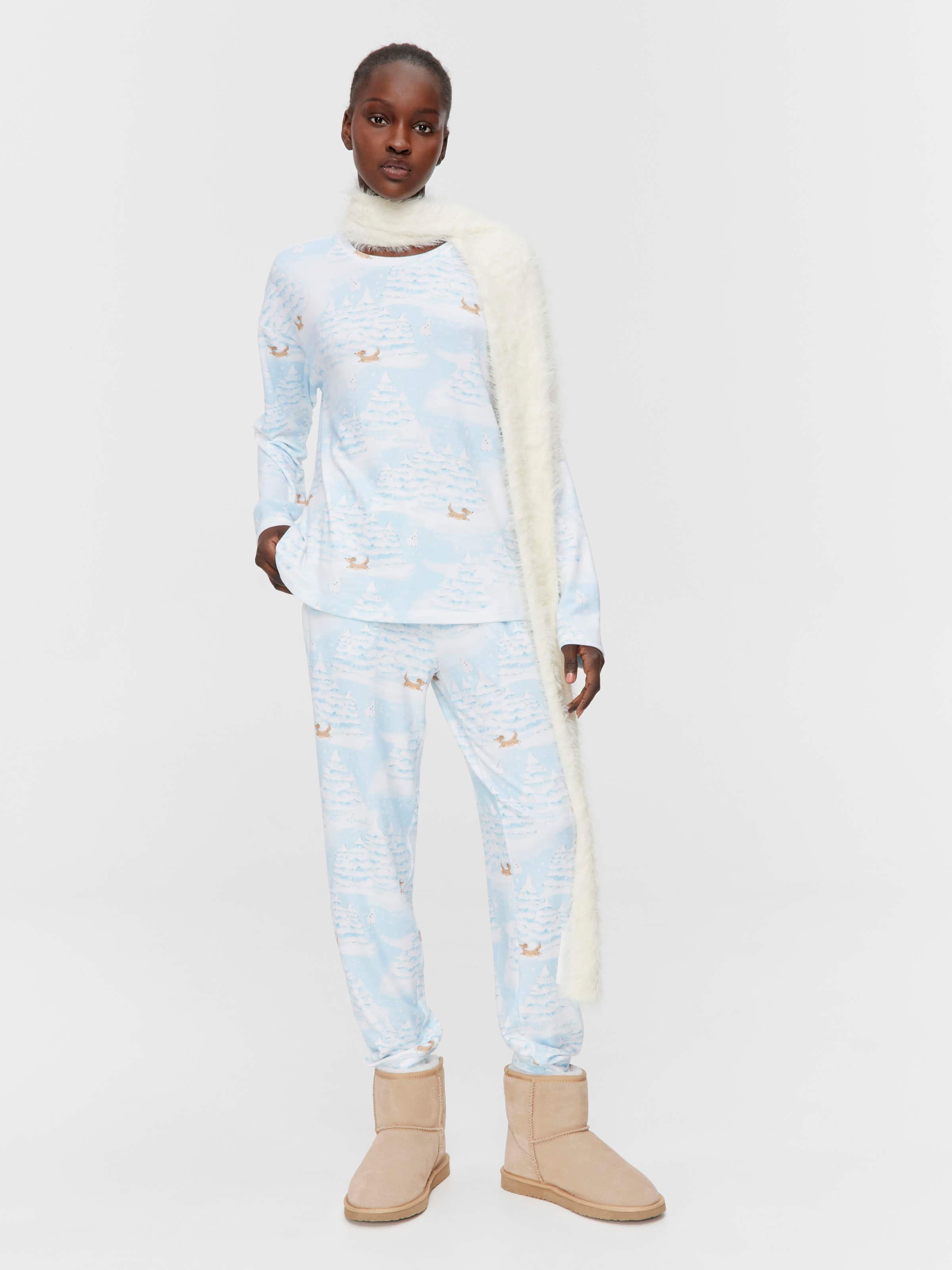 Alpine Plush Long Pj Set