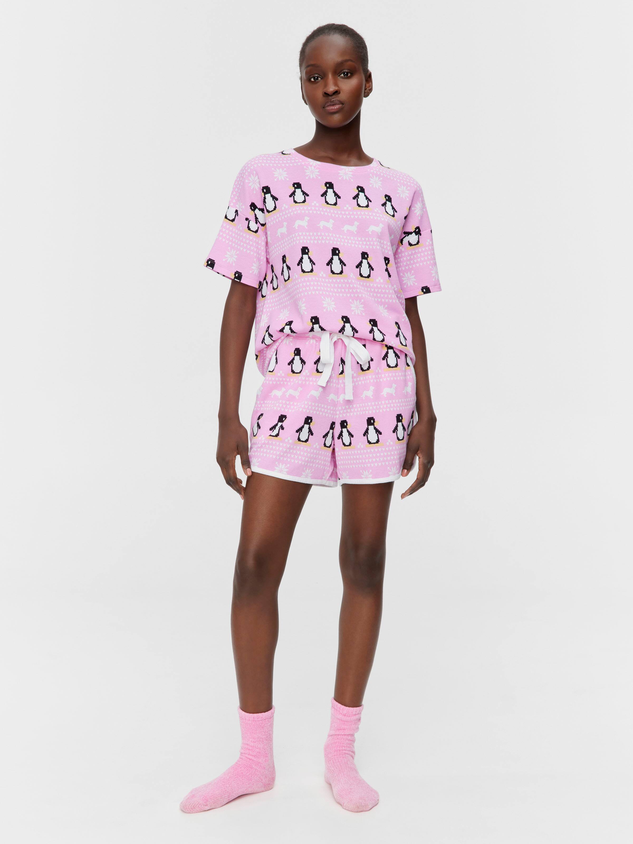Penguin Waffle Mid Short