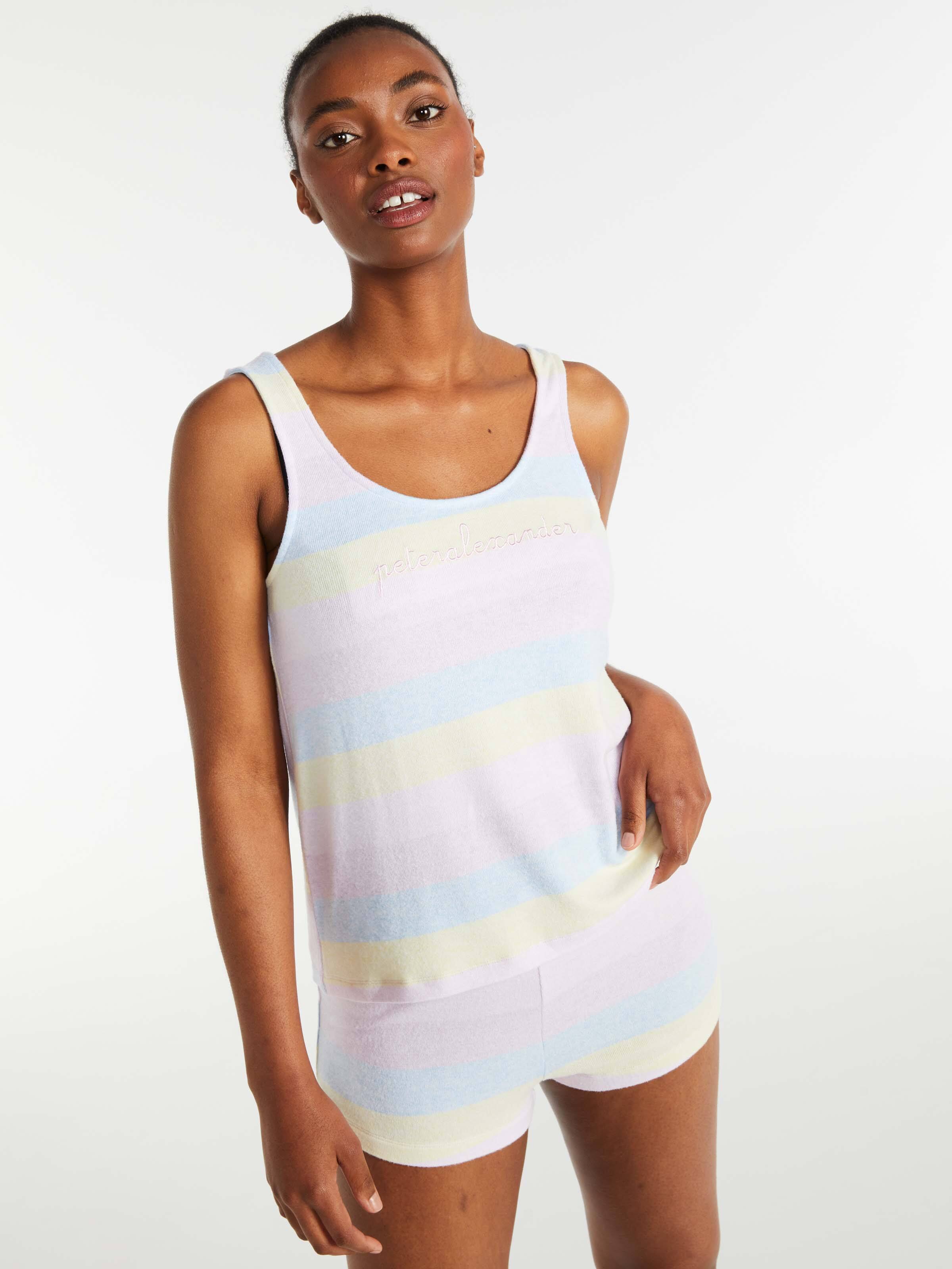 Rainbow Fuzzy Cami Pj Set