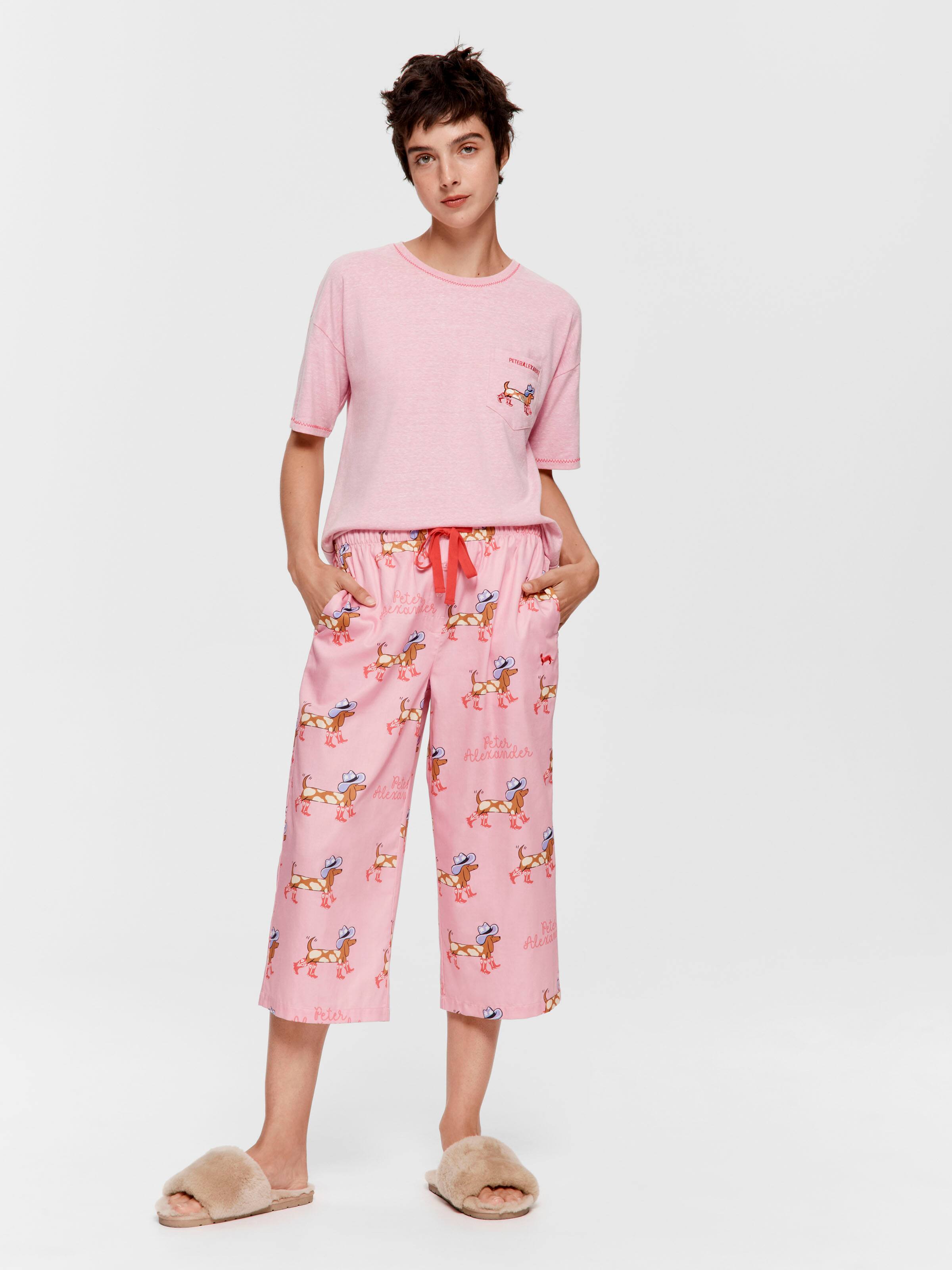 Cowdog 100% Cotton 3/4 Pj Pant