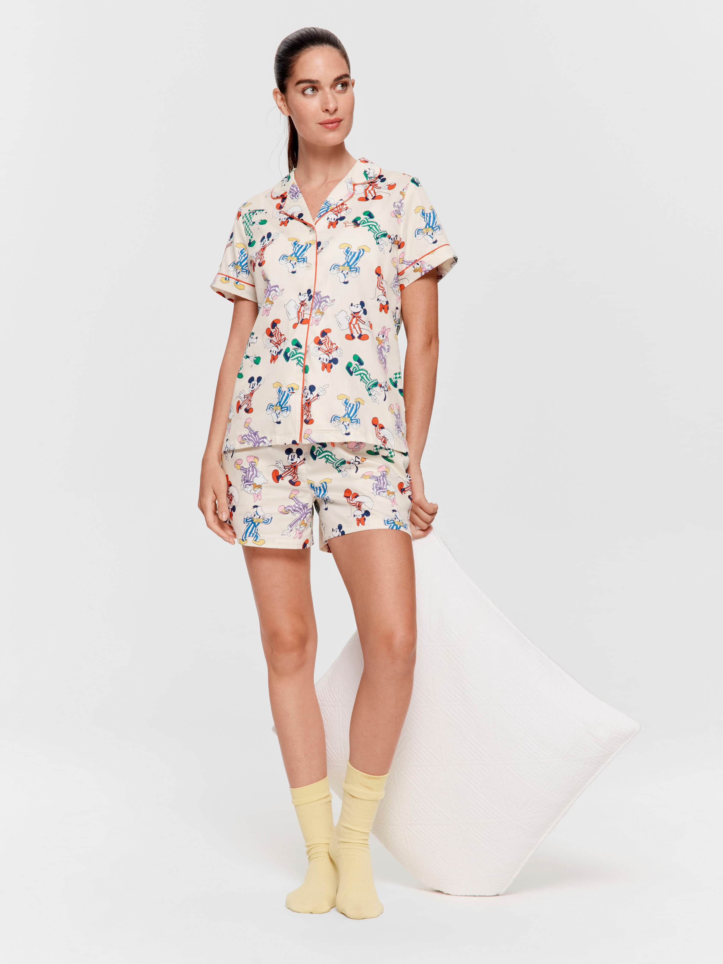 Mickey Mouse & Friends 100% Cotton Shortie Pj Set