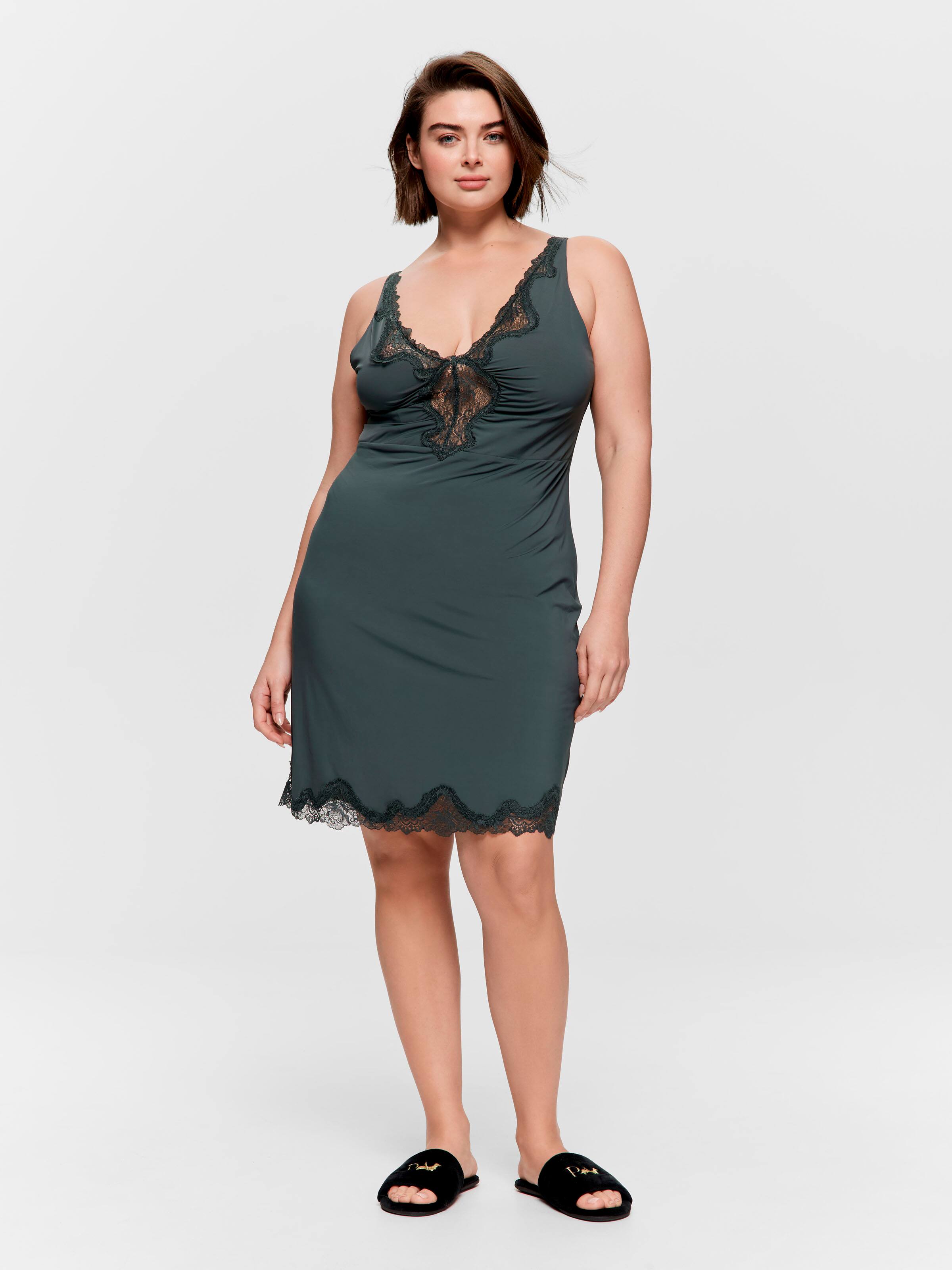 P.A. Plus Olive Lace Insert Slinky