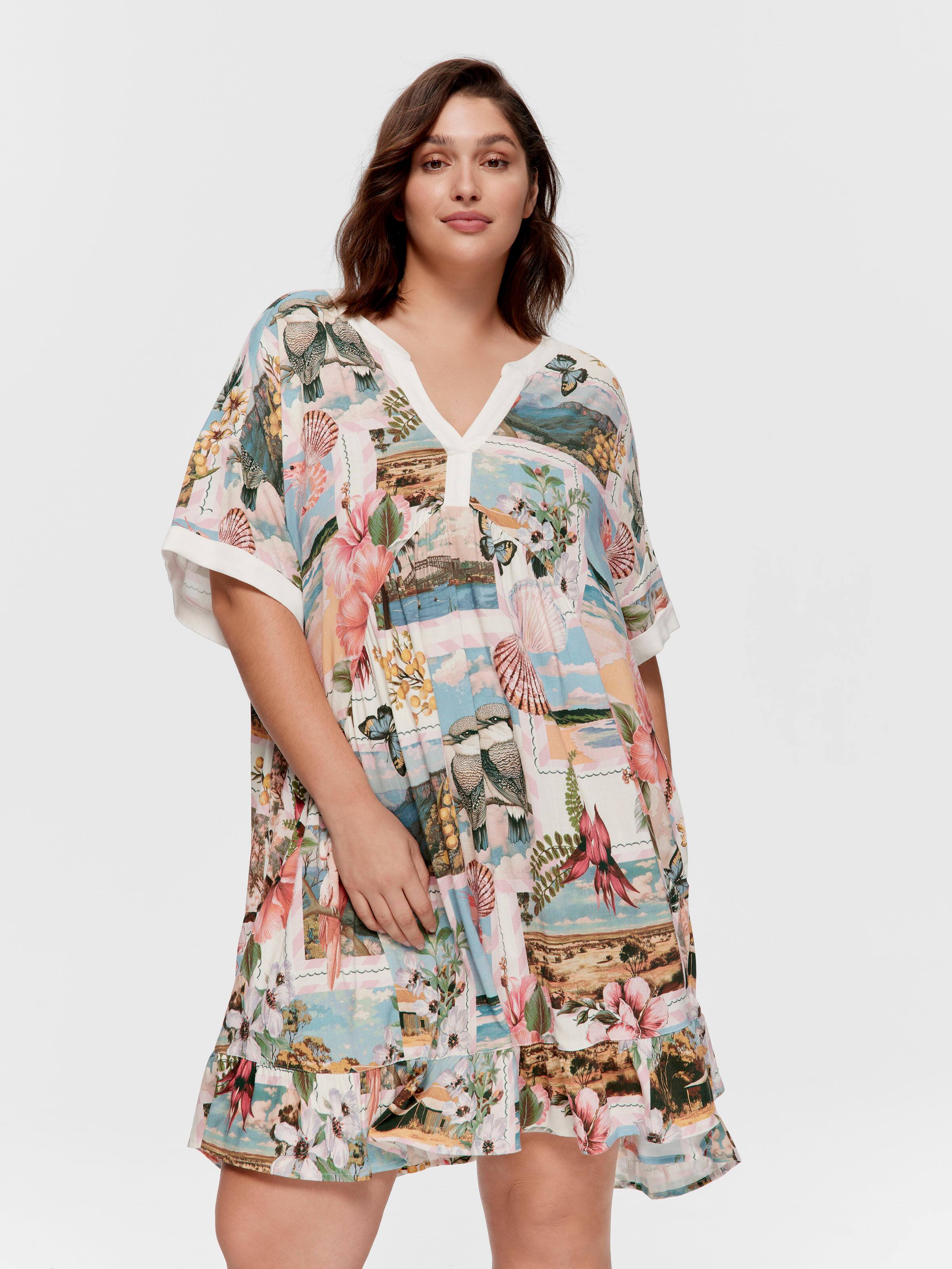 P.A. Plus Aussie Postcards Fashion Nightie
