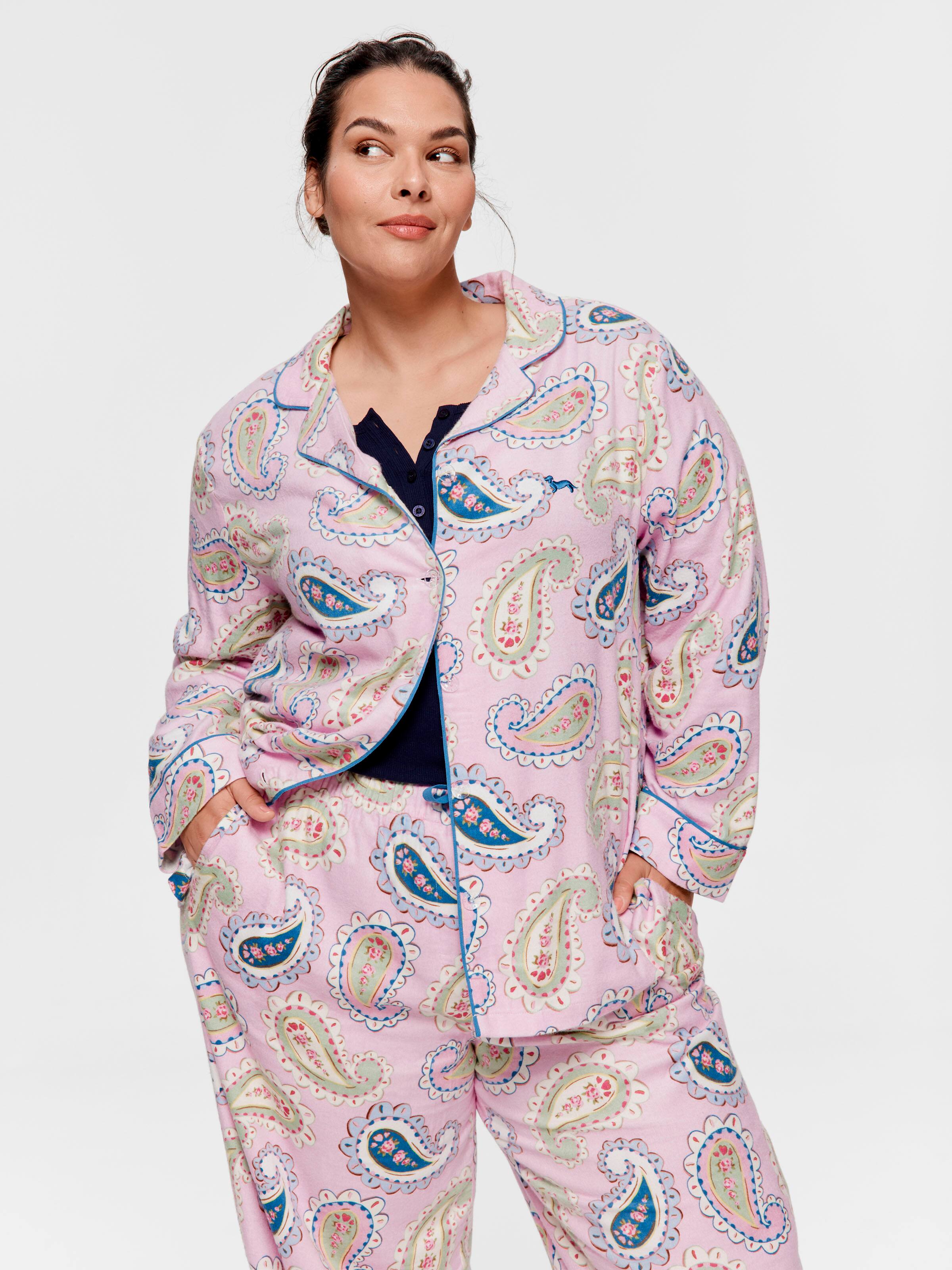 P.A. Plus Cowgirl Paisley Bamboo Flannelette Classic Pj Set