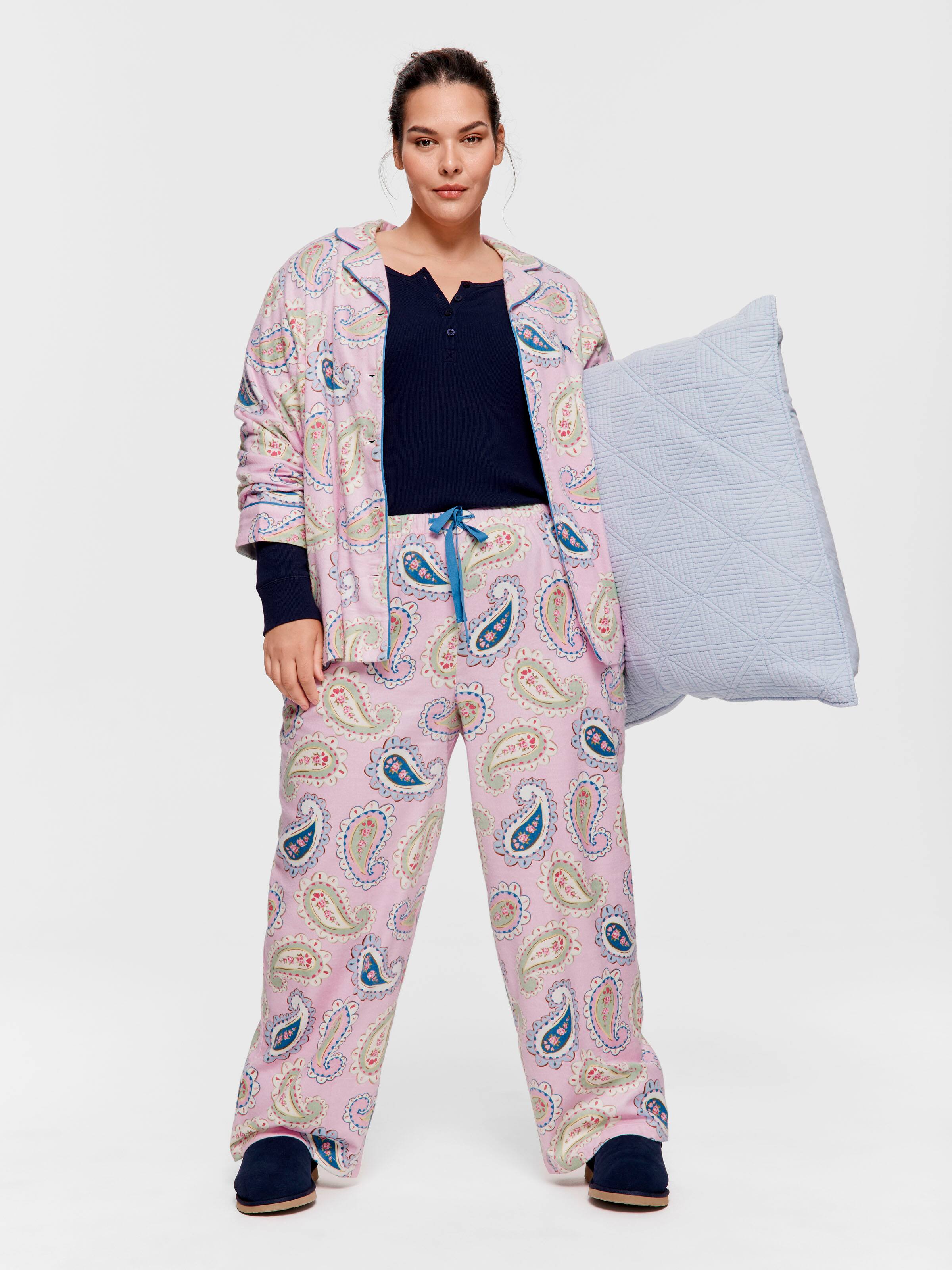 P.A. Plus Cowgirl Paisley Bamboo Flannelette Classic Pj Set