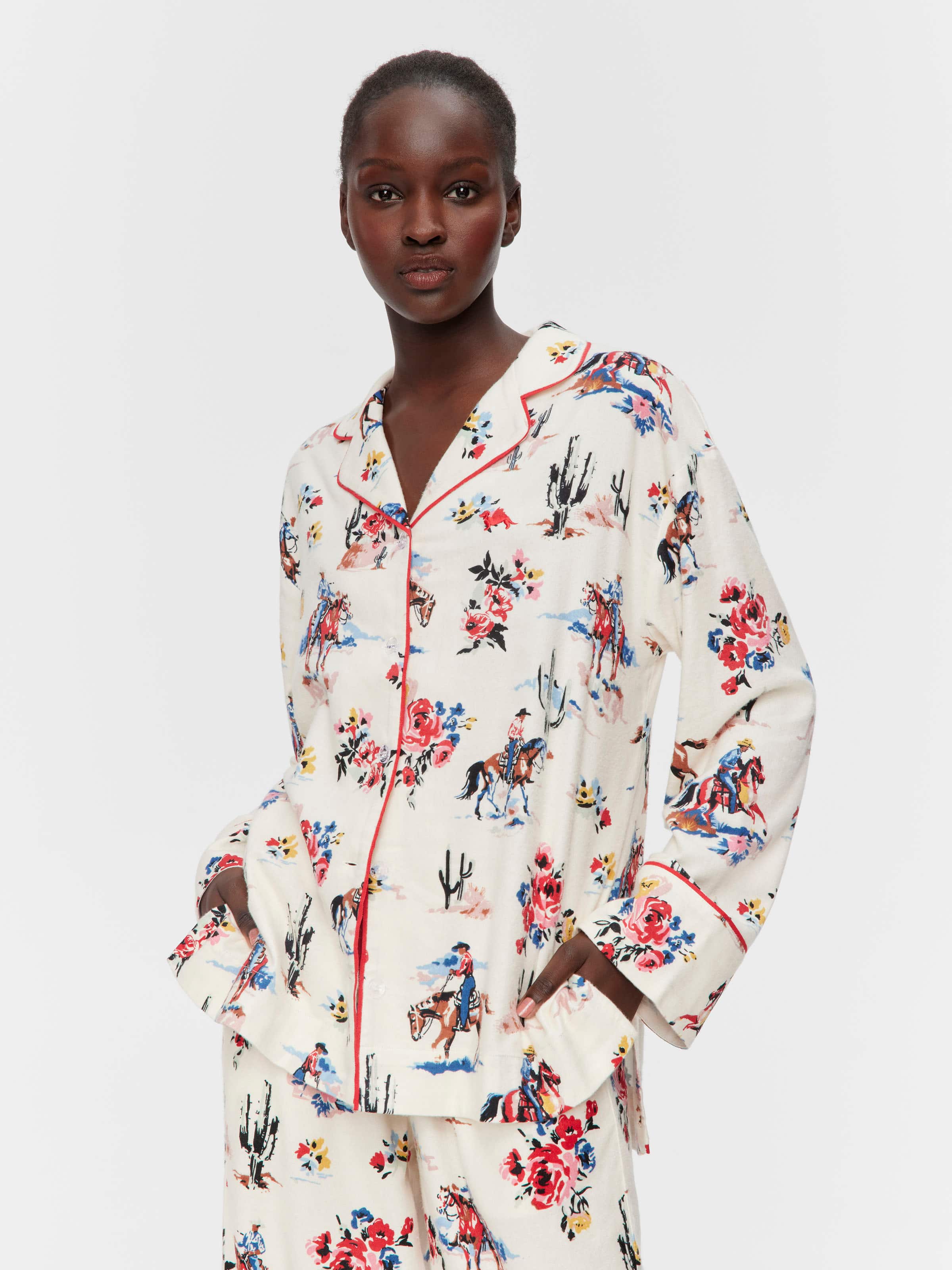 Cowboy Bamboo Flannelette Classic Pj Set