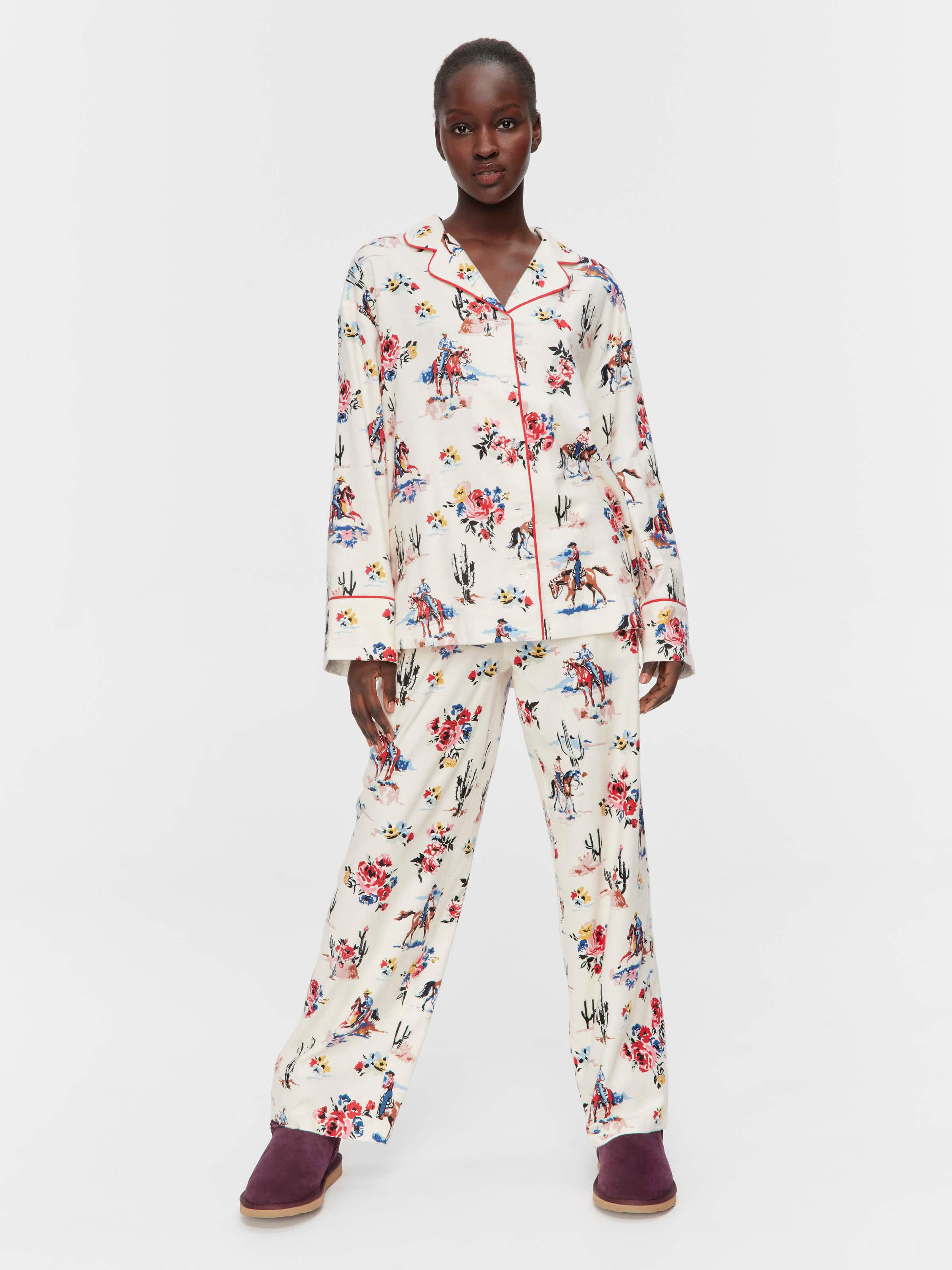Cowboy Bamboo Flannelette Classic Pj Set
