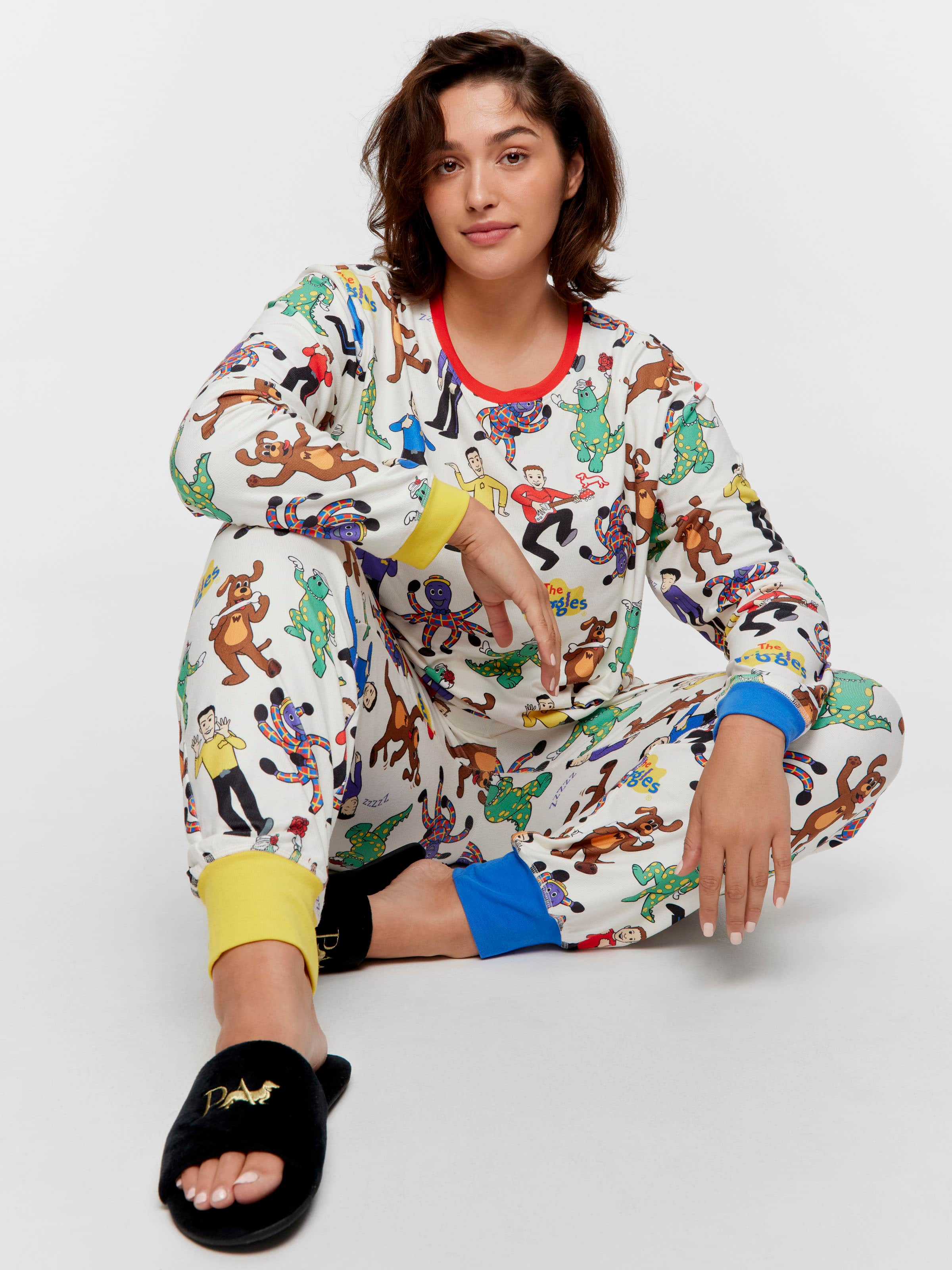 P.A. Plus The Wiggles Plush Long Pj Set