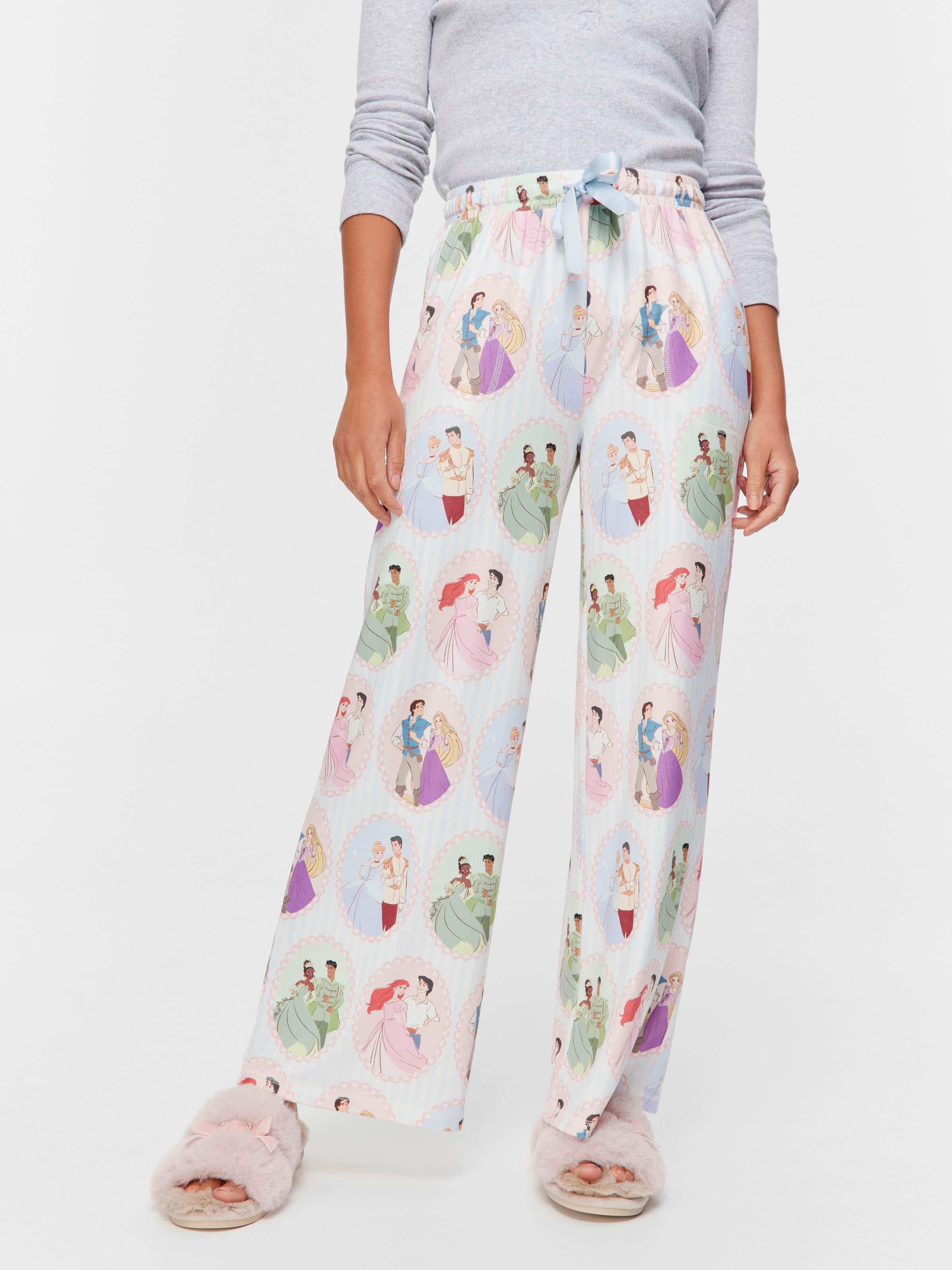 Disney Princess Plush Wide Leg Pj Pant - Peter Alexander Online