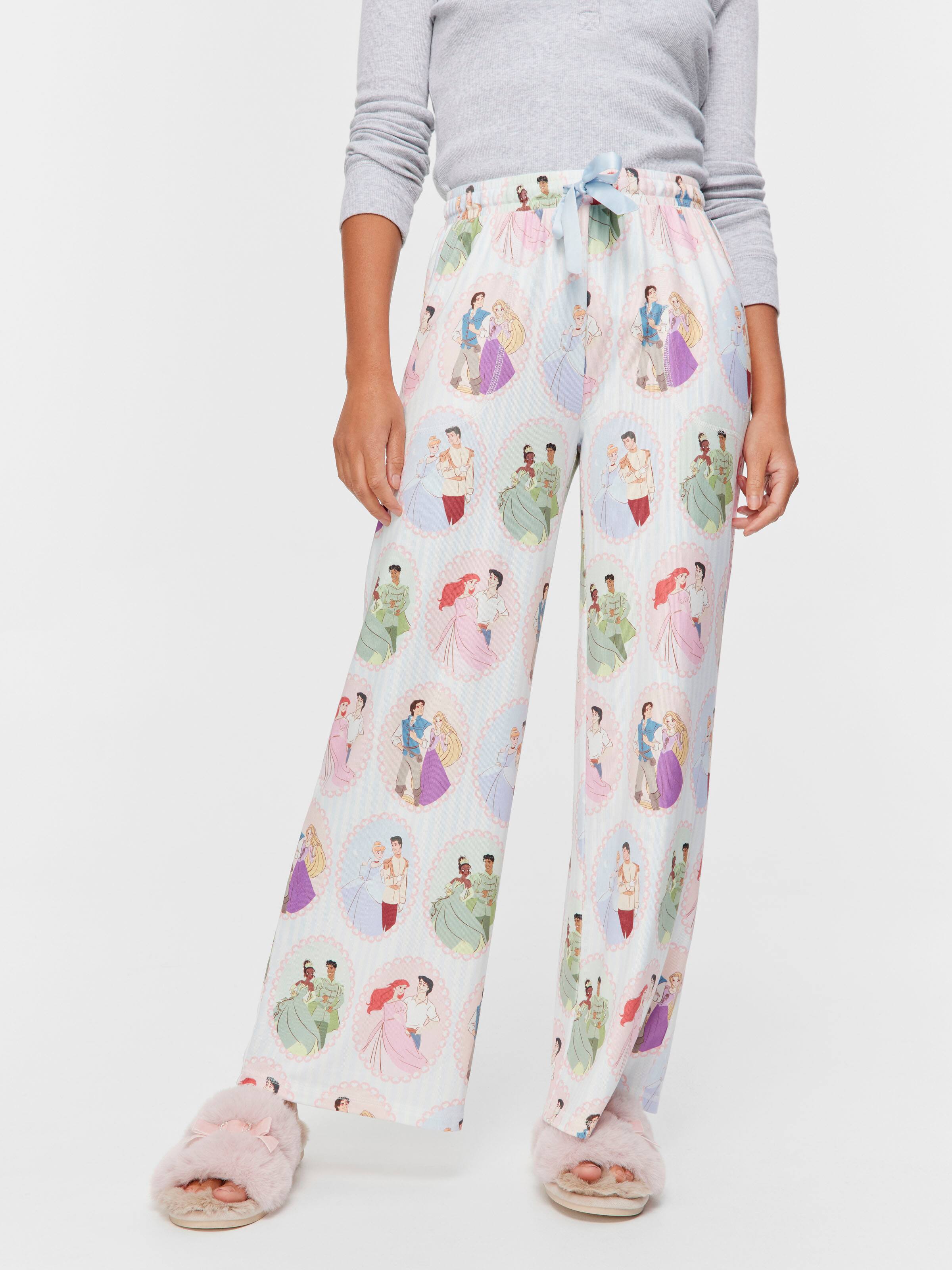 Disney Princess Plush Wide Leg Pj Pant