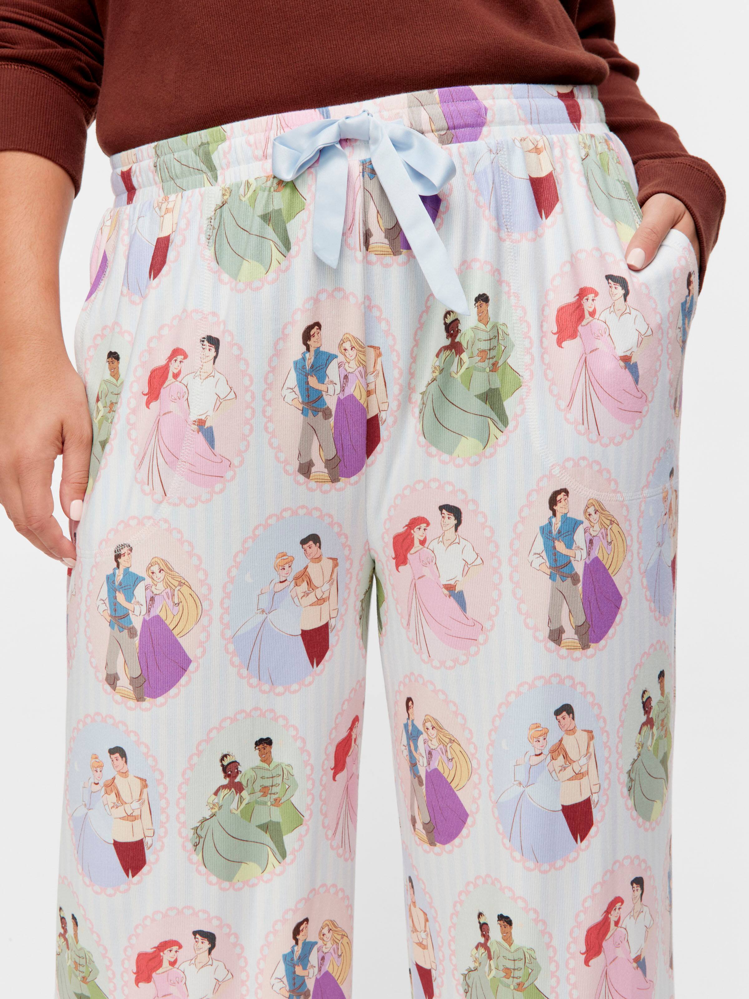 P.A. Plus Disney Princess Plush Wide Leg Pj Pant
