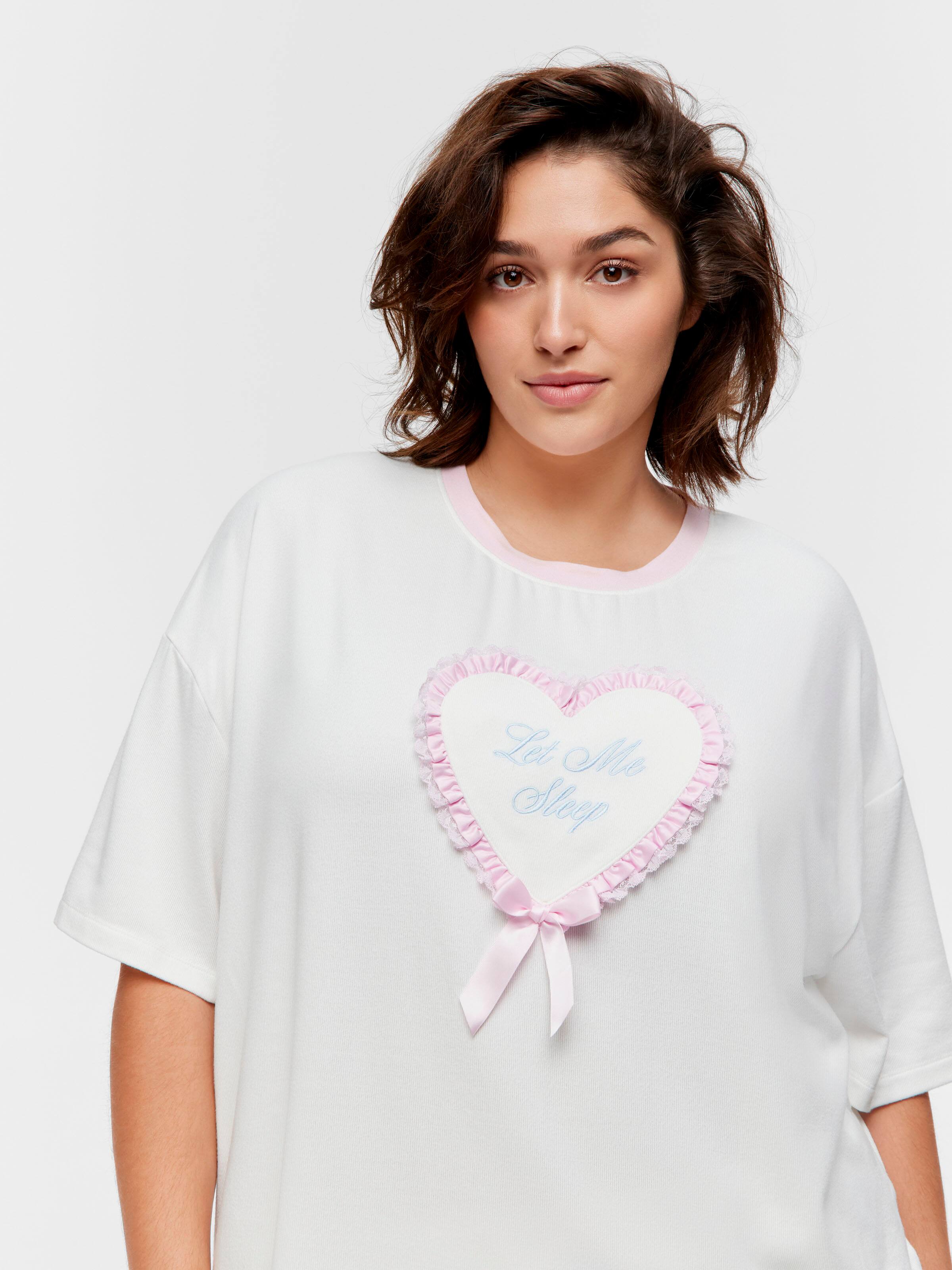 P.A. Plus Let Me Sleep Plush Oversized Tee