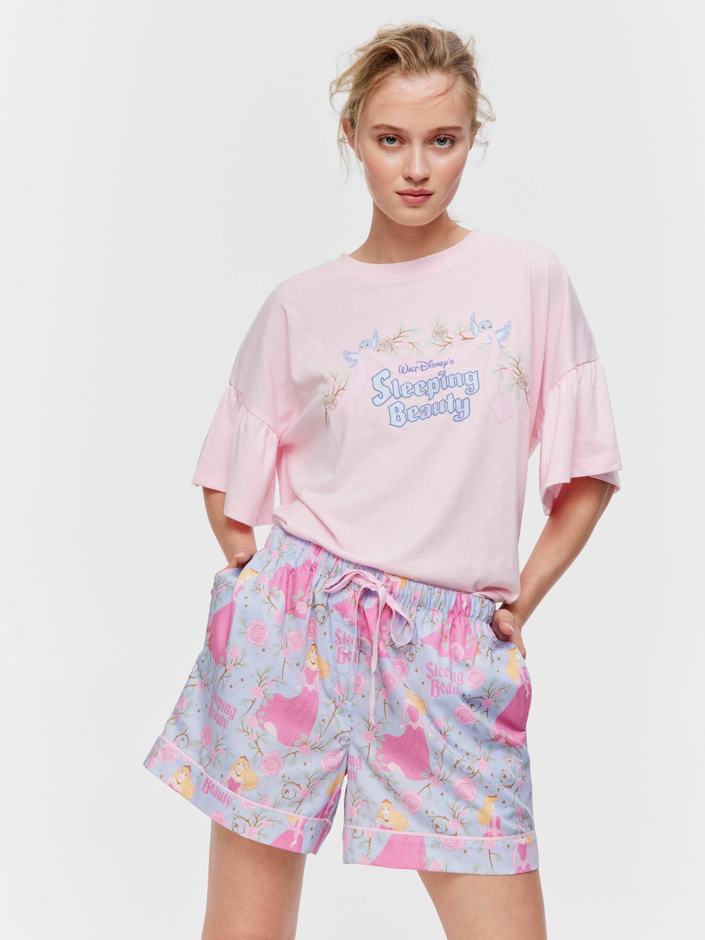 Disney Sleeping Beauty 100% Cotton Mid Short