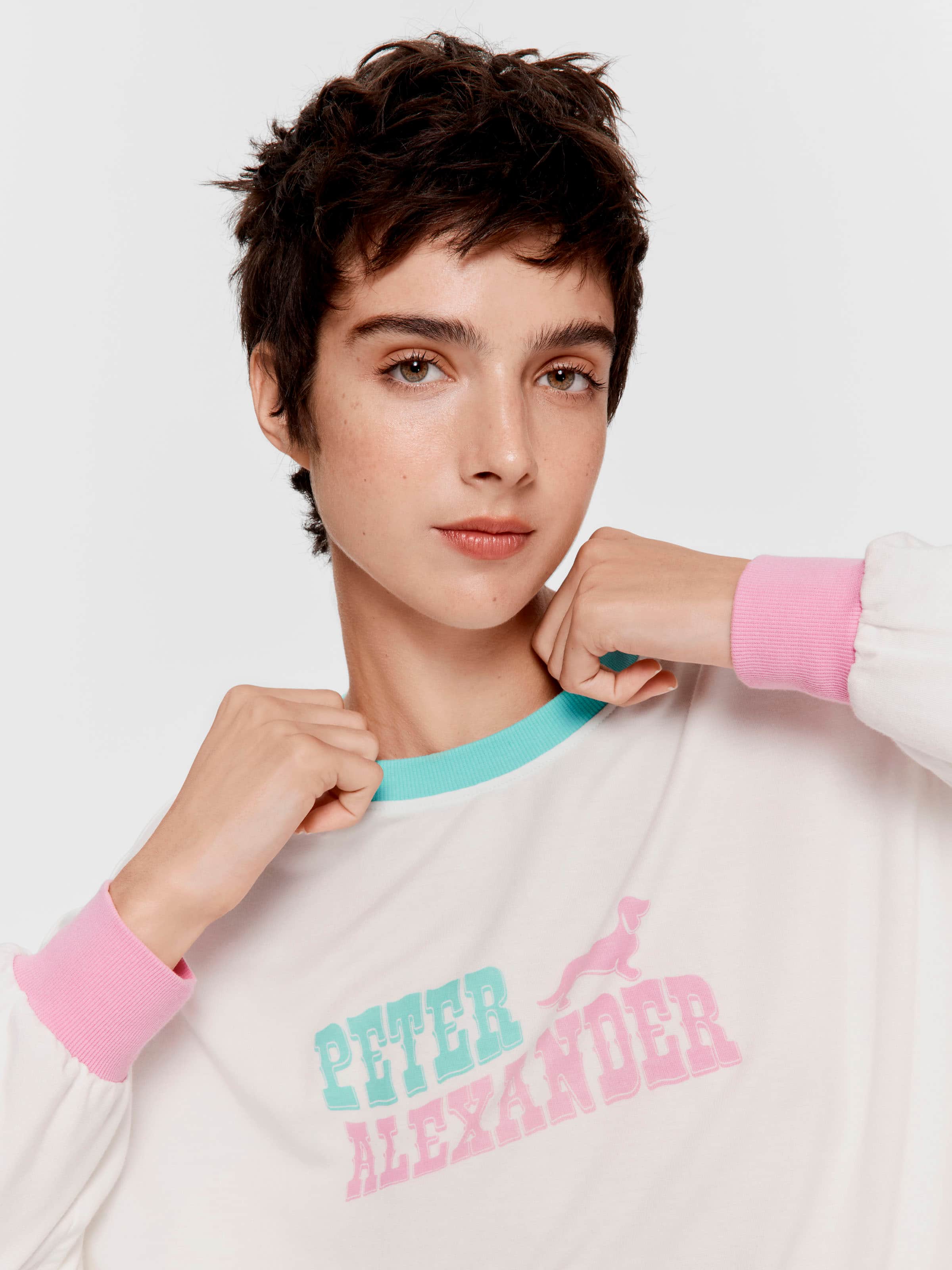 Peter Alexander Western Oversized Long Sleeve Top