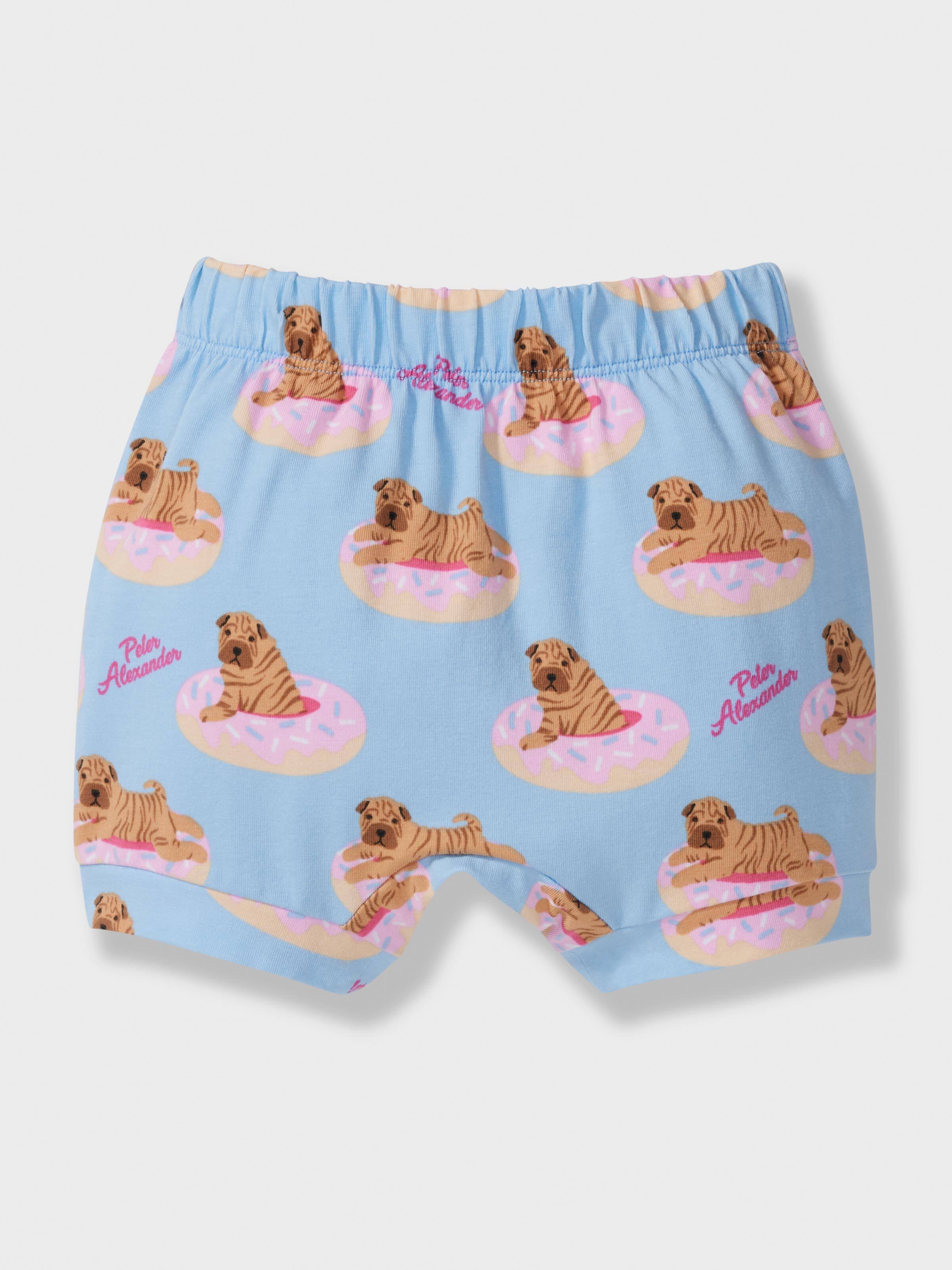 Baby Donut Dog Short Pj Set