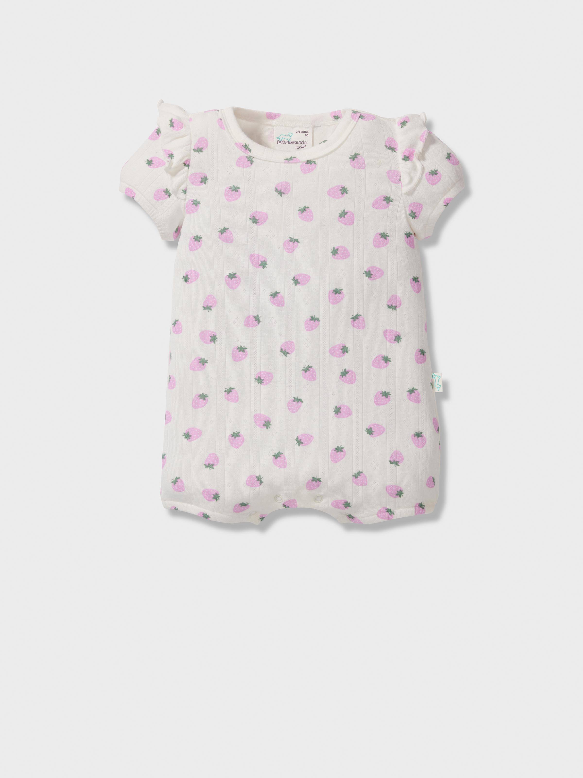 Baby Strawberry Romper