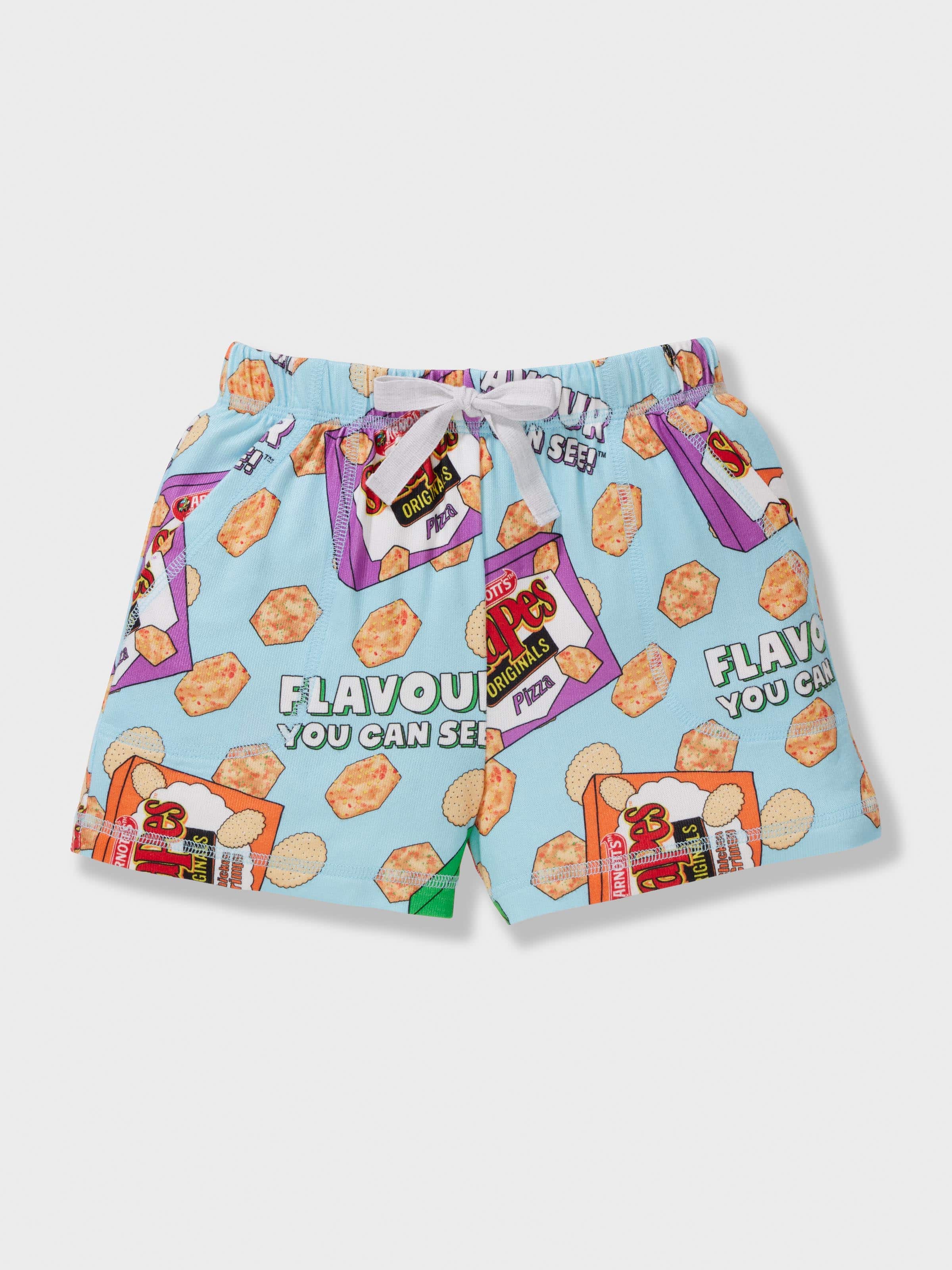 Kids Arnott's Shapes Short Plush Pj Set