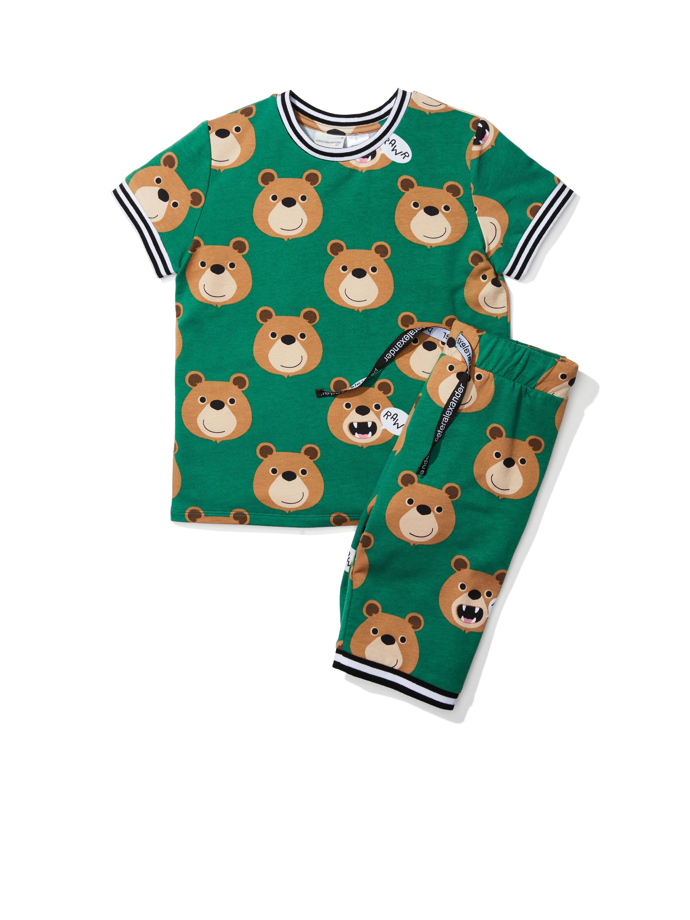 Jnr Boys Bear Short Pj Set
