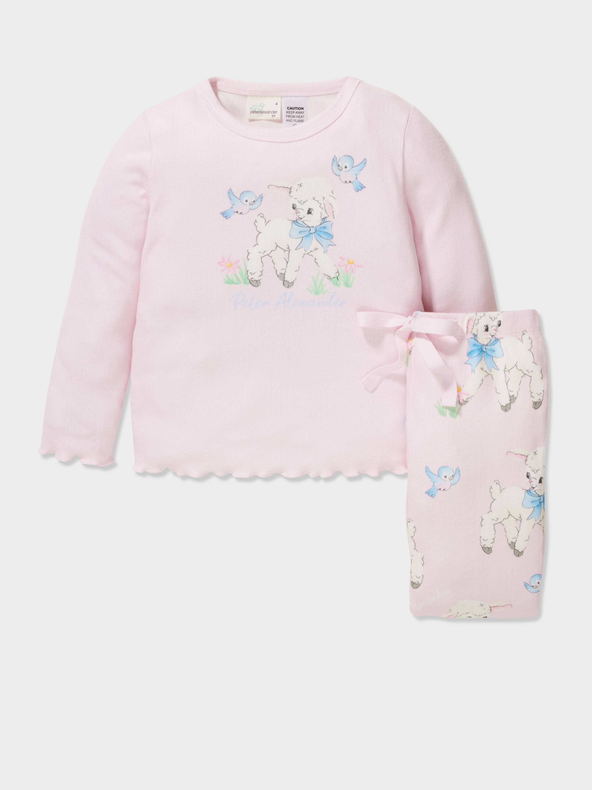 Jnr Kids Peter Rabbit Long Sleeve Pj Set