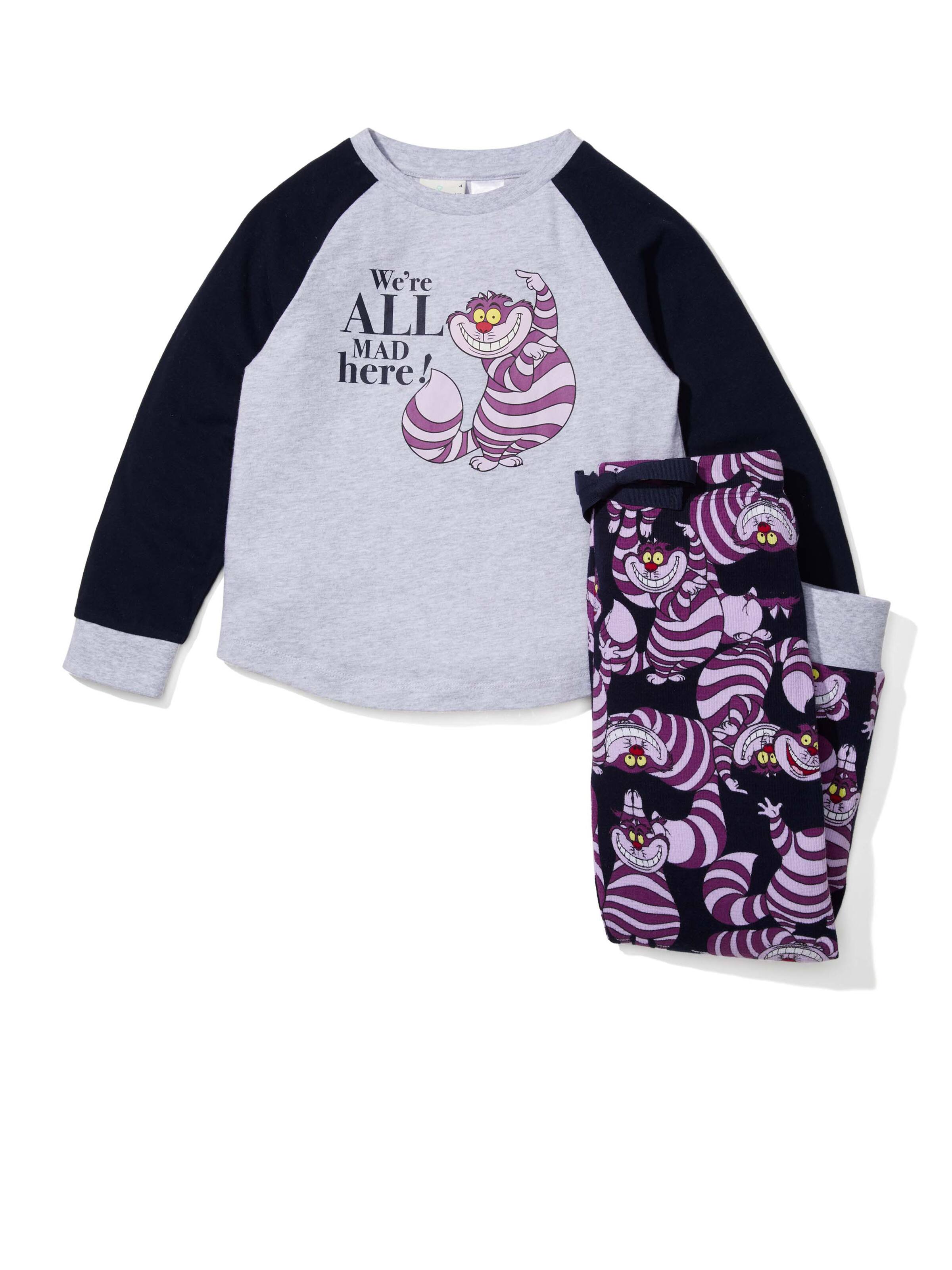 Jnr Kids Disney We're All Mad Here Pj Set