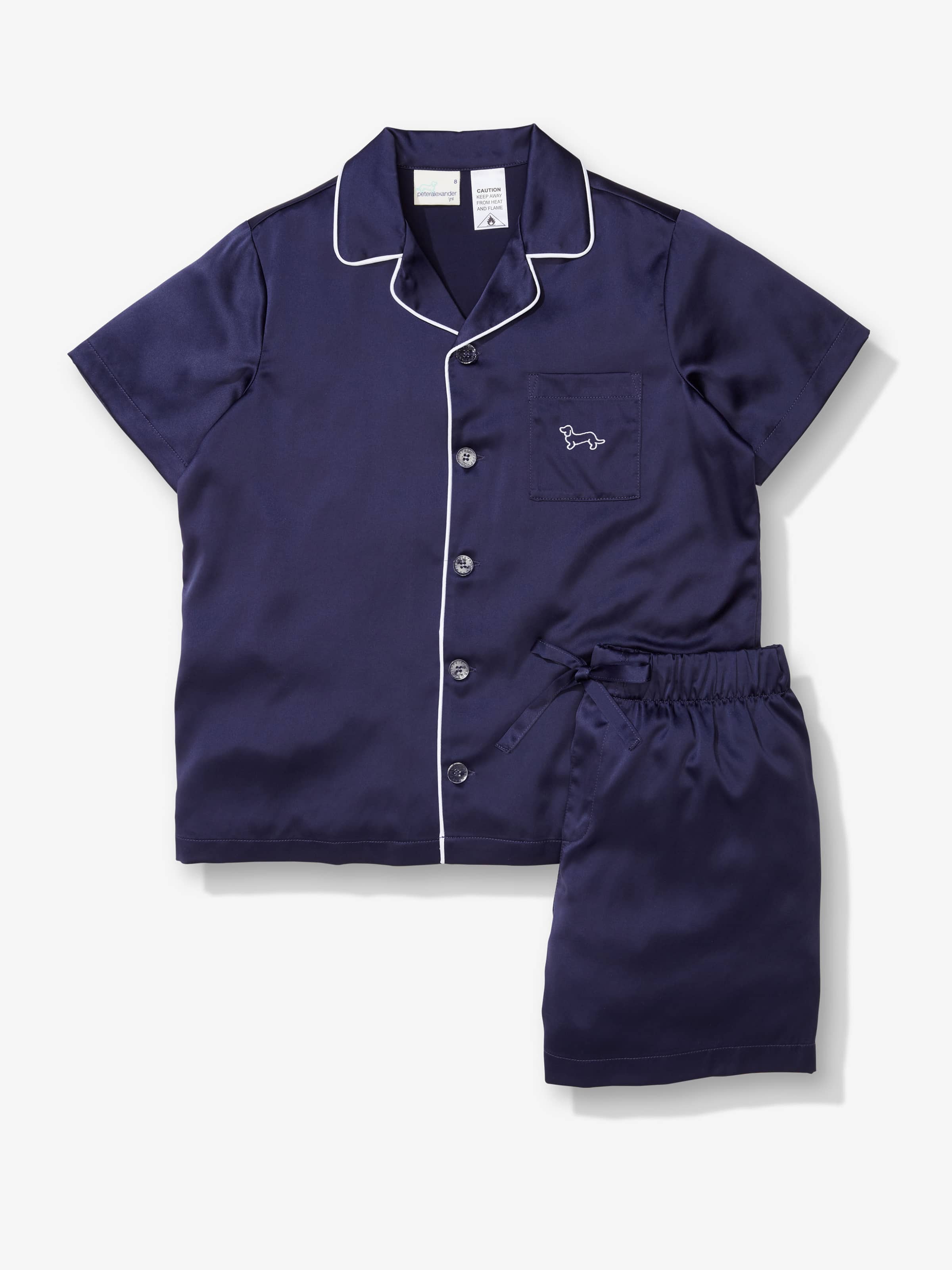 Kids Tux Luxe Satin Pj Set Peter Alexander Online