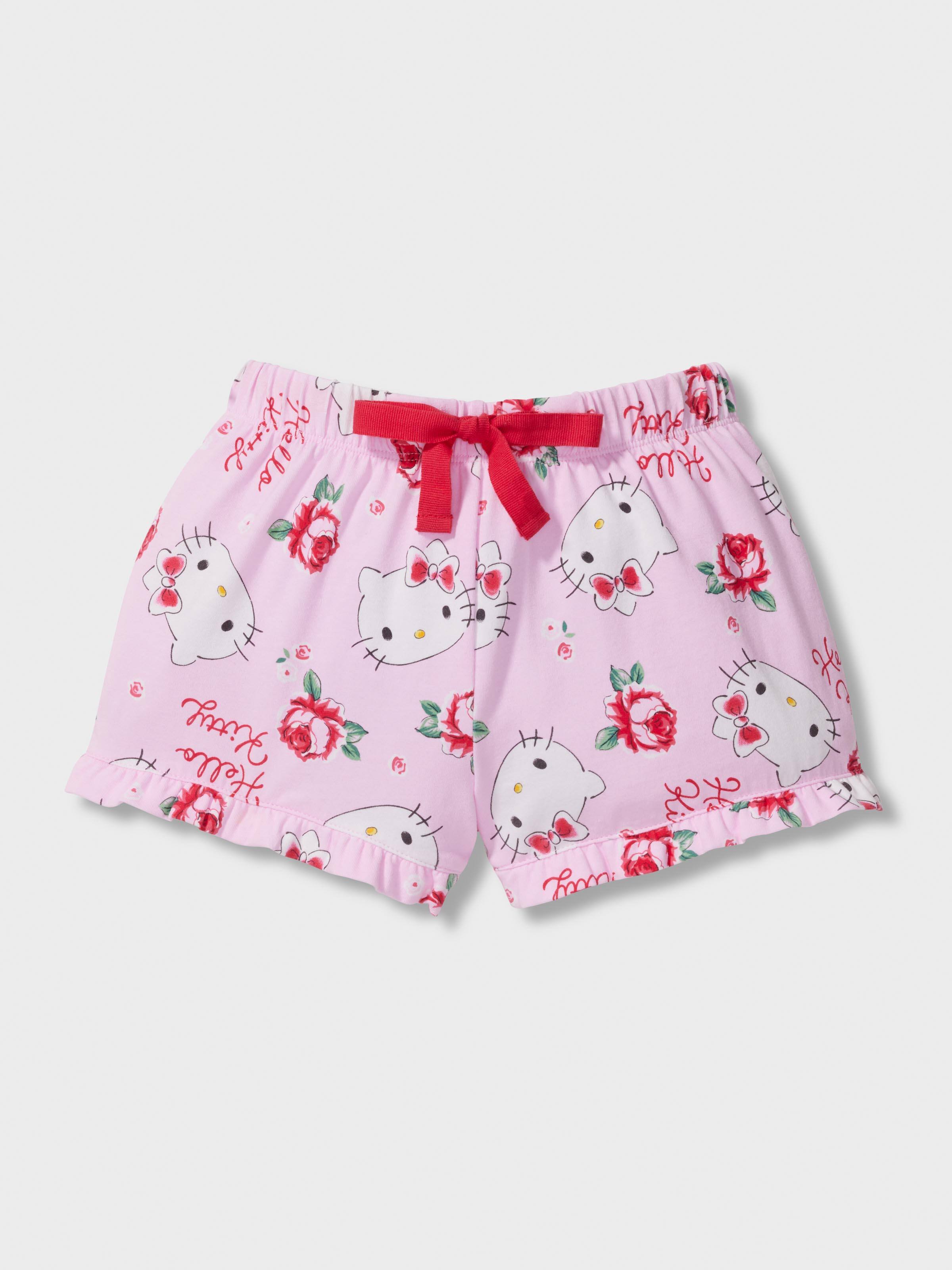Girls Hello Kitty Short Pj Set