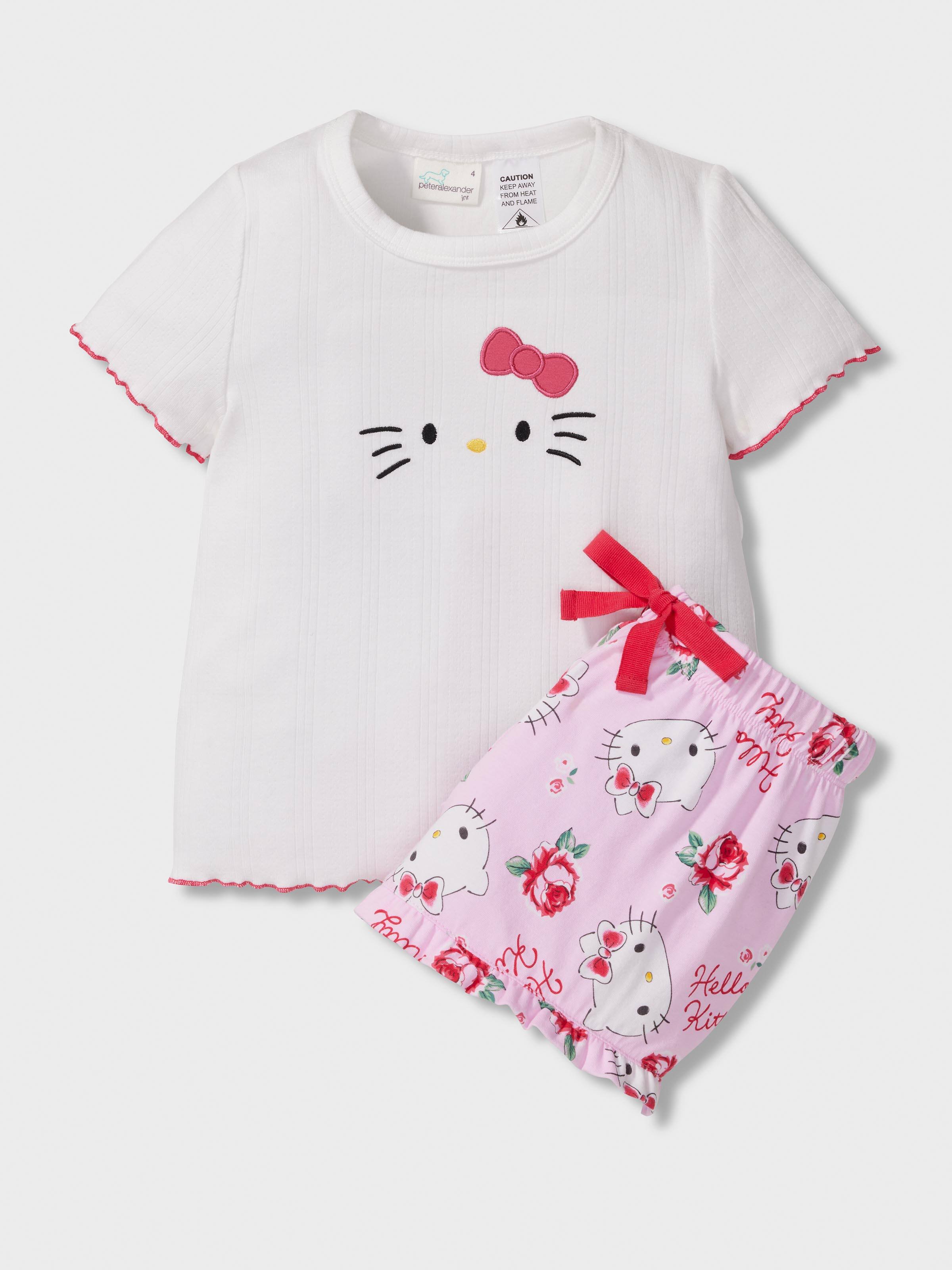 Girls Hello Kitty Short Pj Set