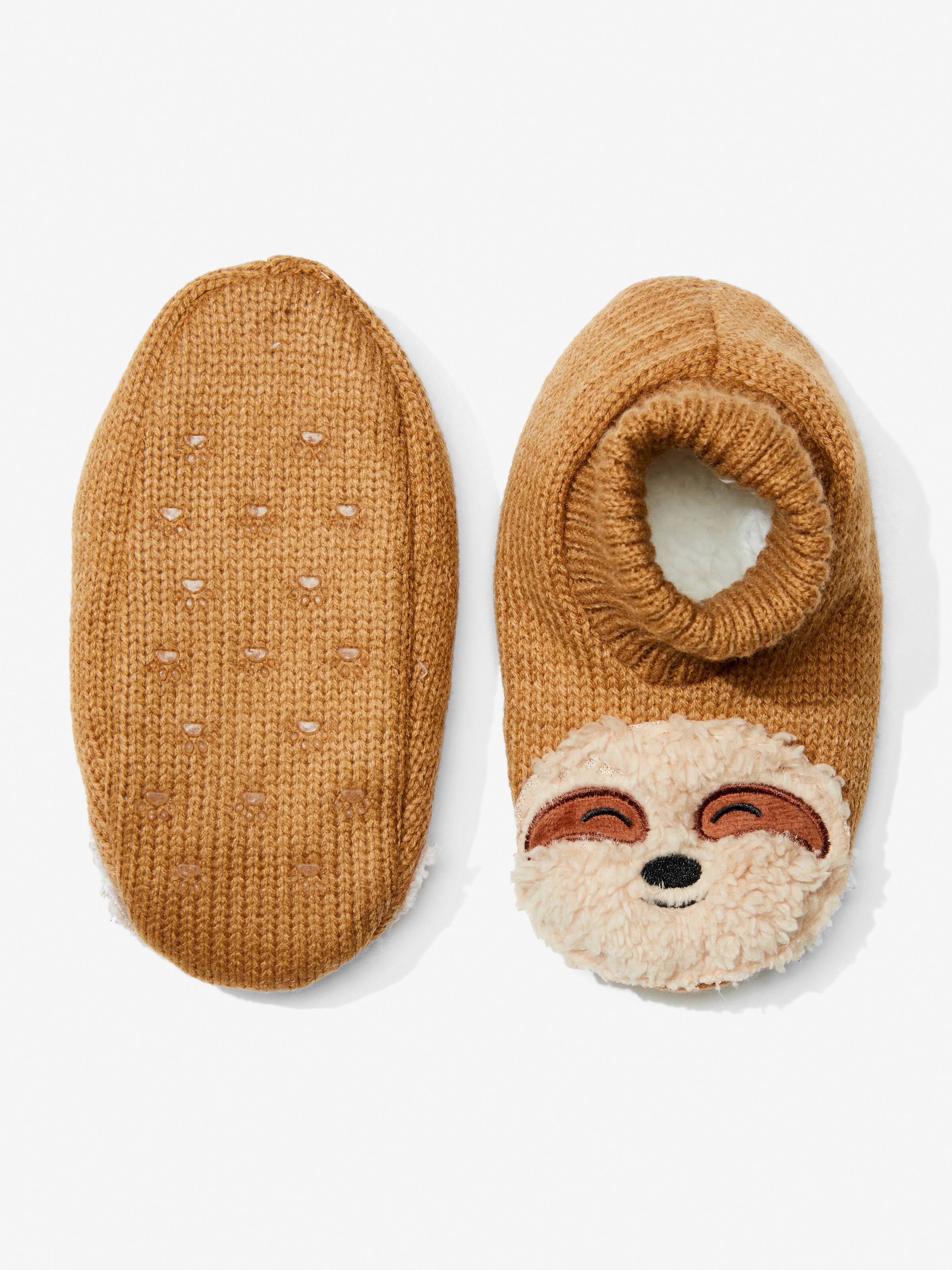 Kids Sloth Bootie Sock