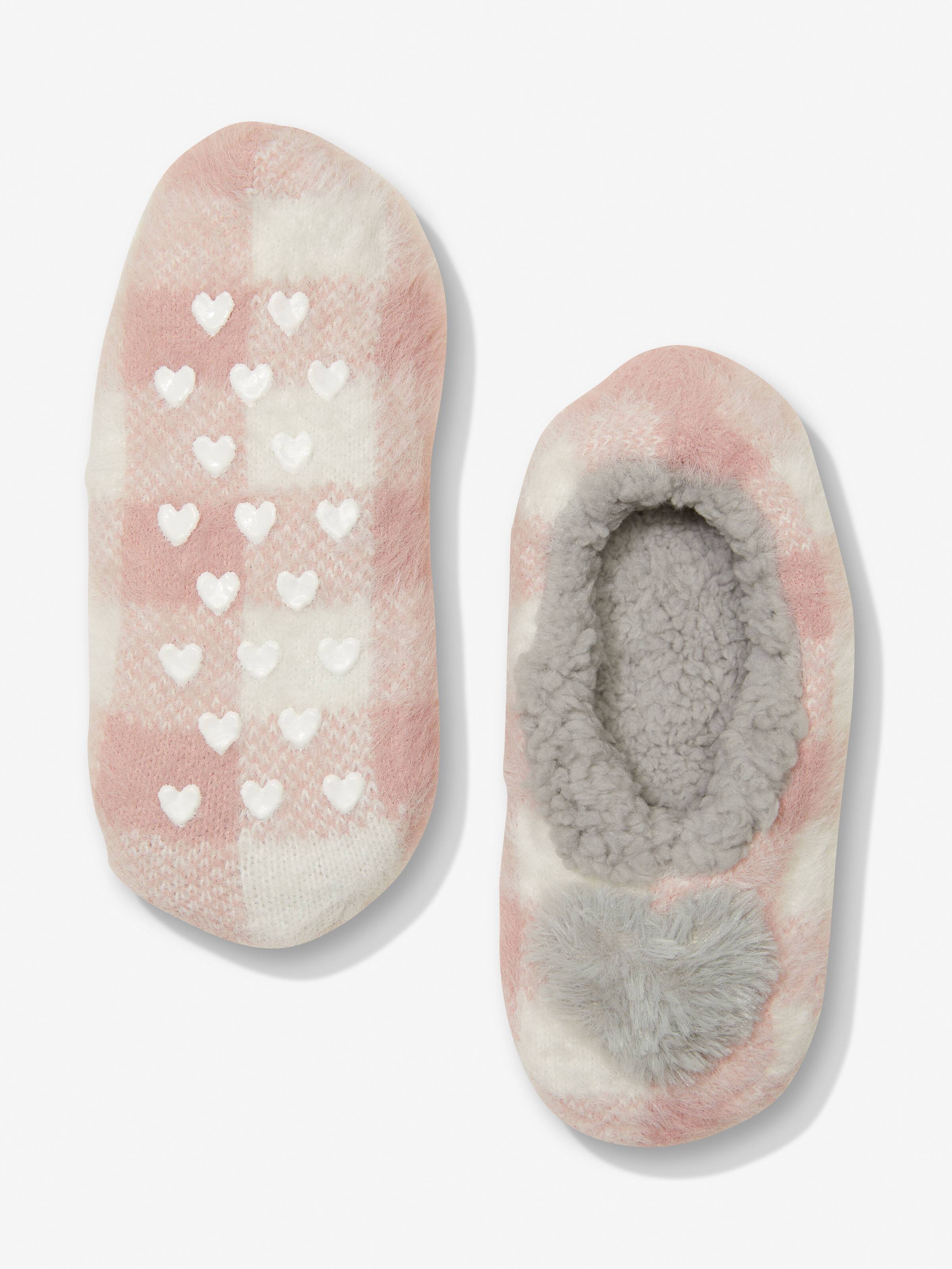 Kids Heart Pom Pom Sockette