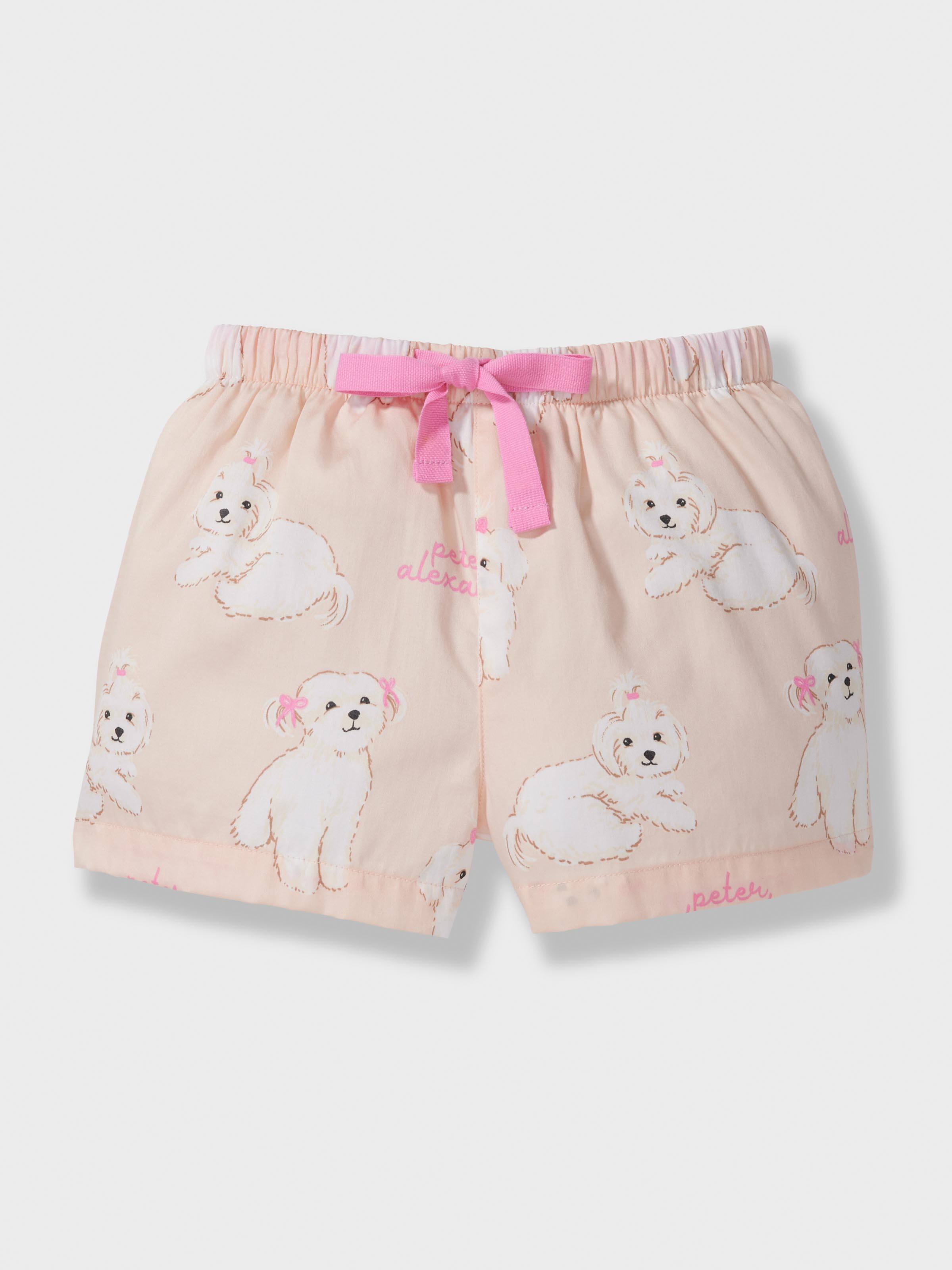 Girls Maltese Short Pj Set